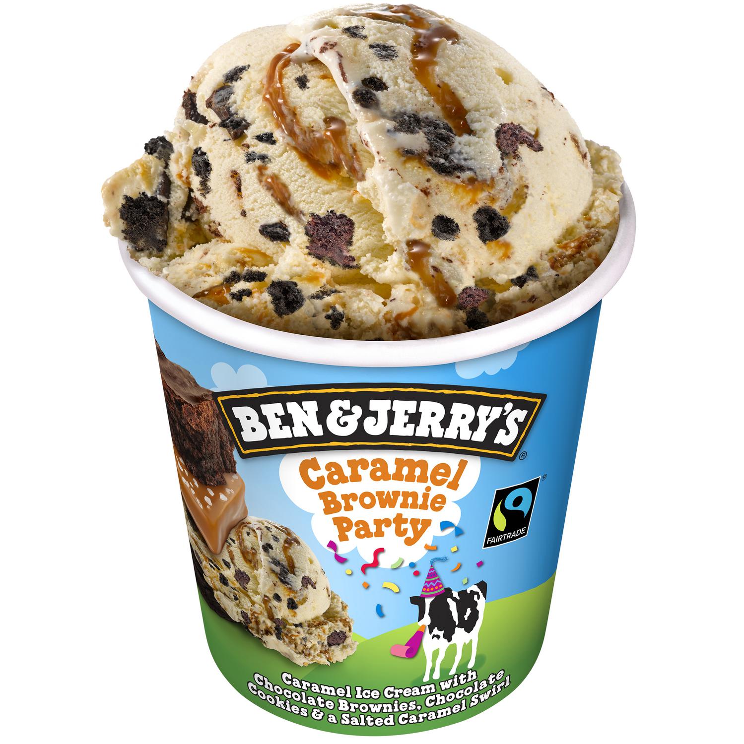 Helado caramel brownie party Ben&Jerry´s 465 ml.