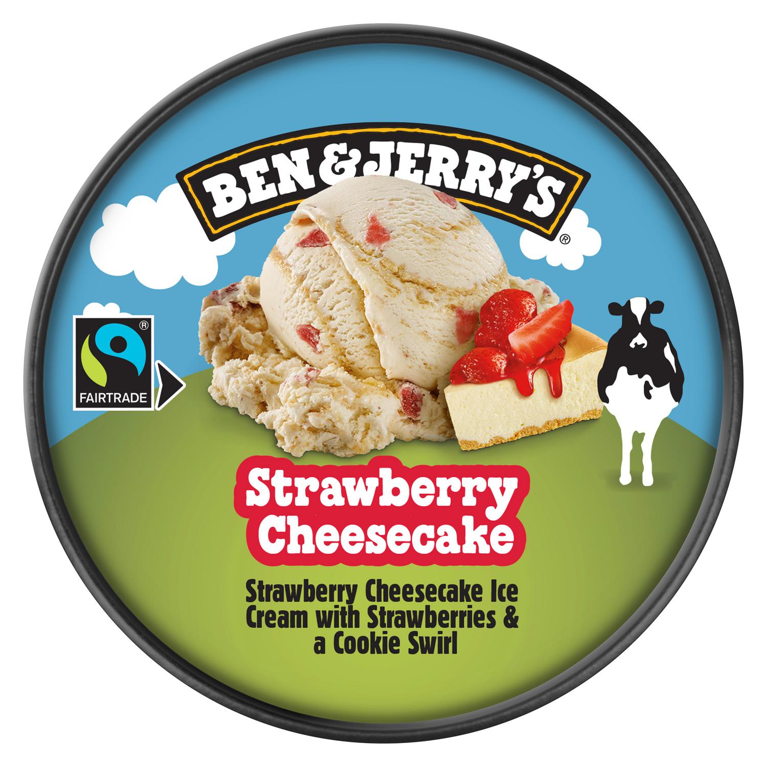 Helado strawberry cheescake Ben & Jerry’s 465 ml.