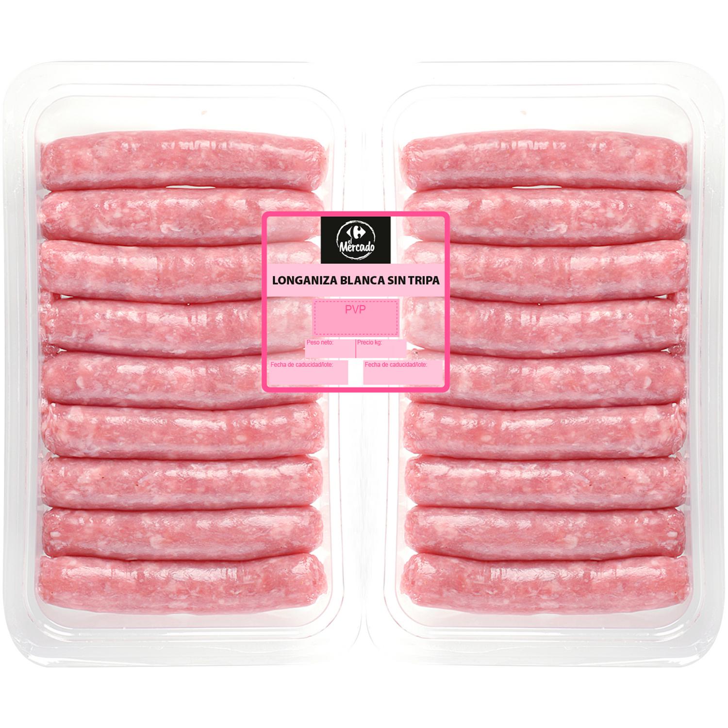 Longaniza blanca fresca Carrefour El Mercado 650 g