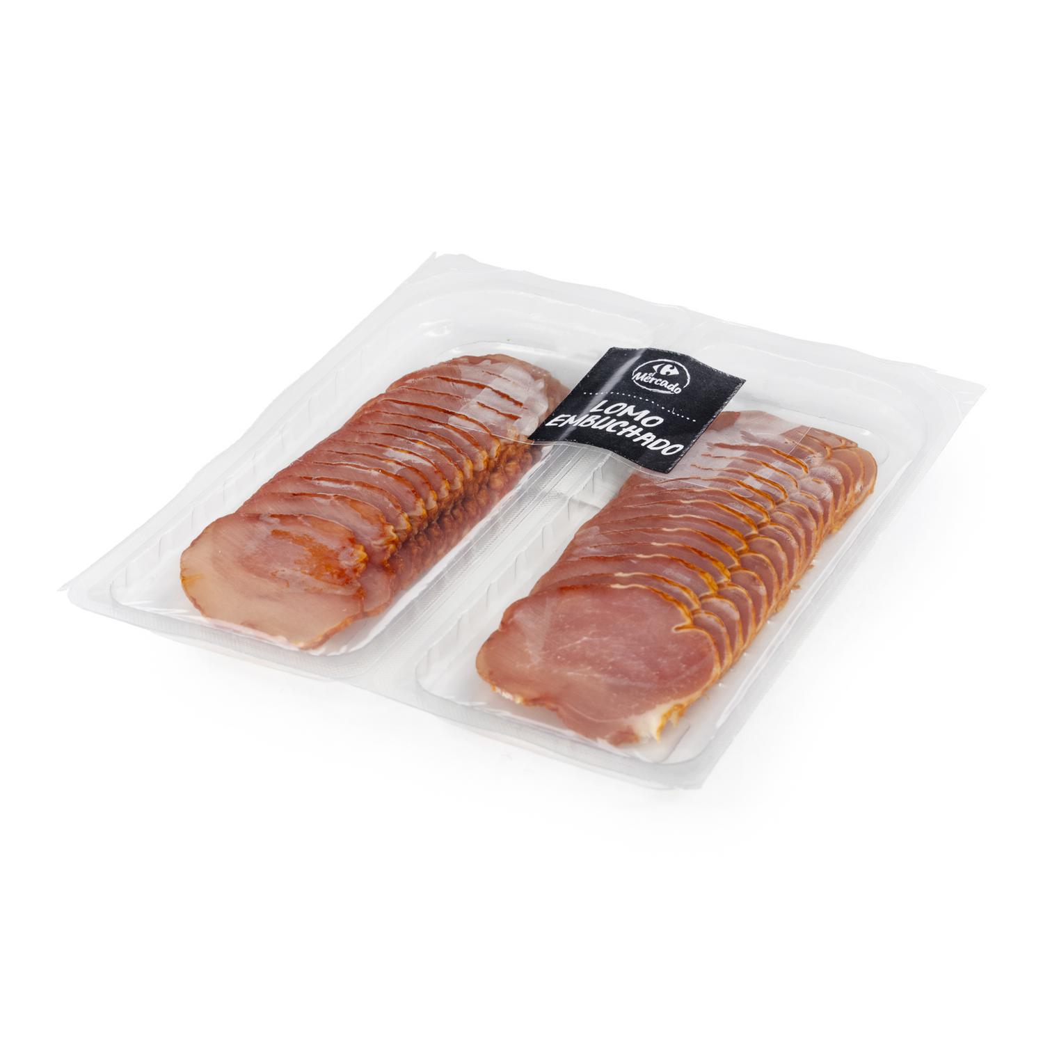 Lomo embuchado en lonchas Carrefour El Mercado 2x75 g