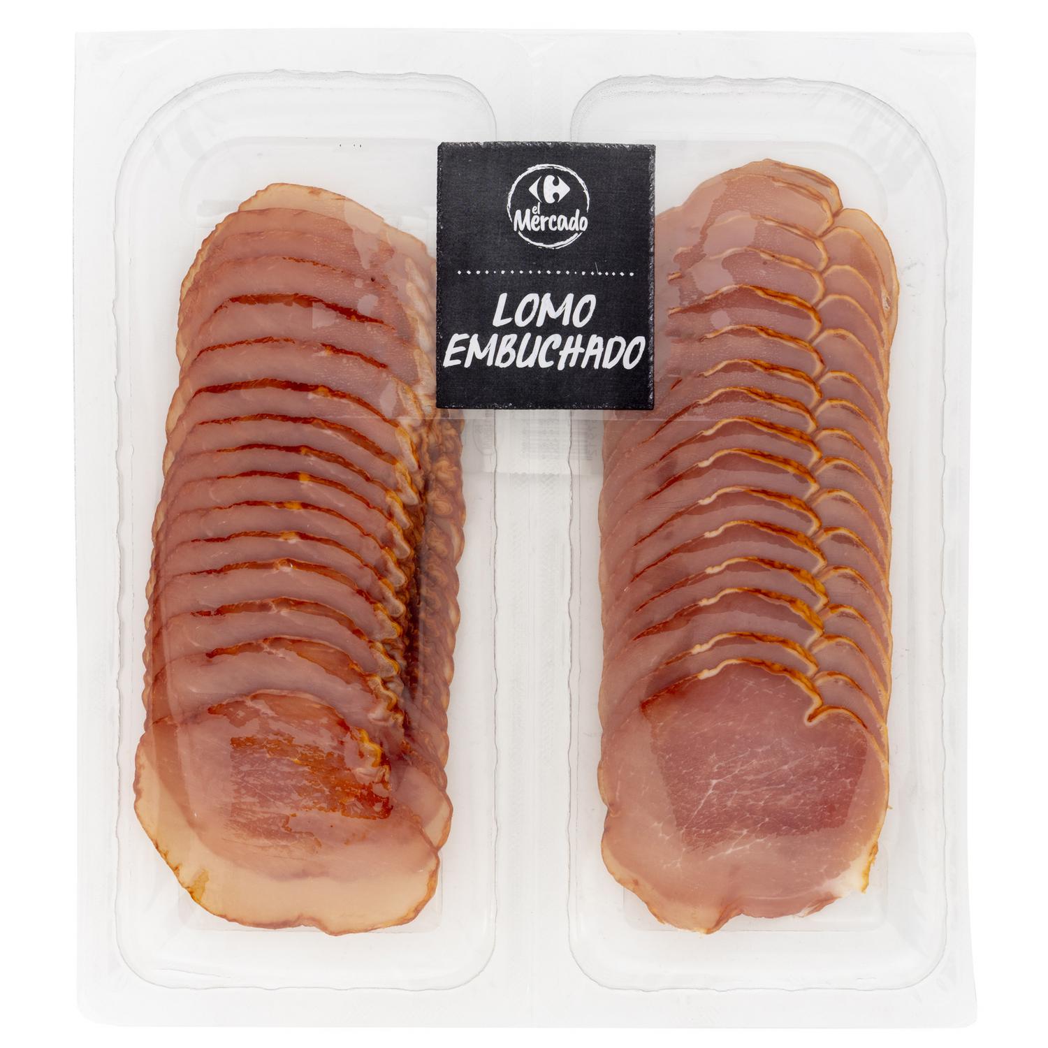 Lomo embuchado en lonchas Carrefour El Mercado 2x75 g