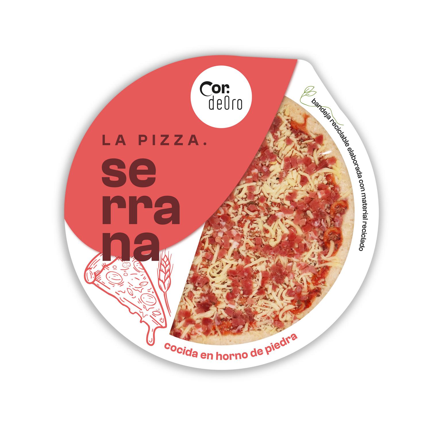 Pizza Serrana DeOro 400 g.