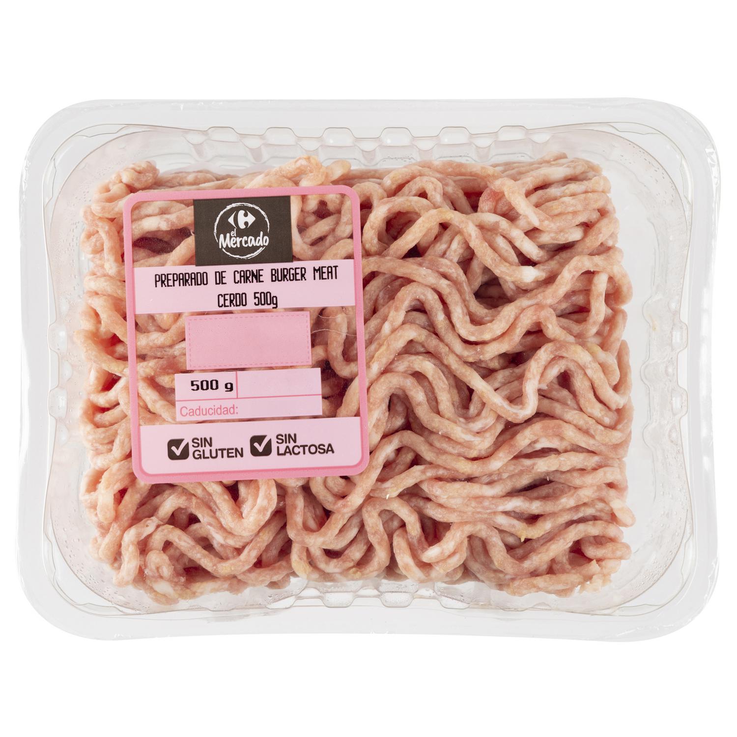 Preparado de carne picada de cerdo Carrefour El Mercado 500 g