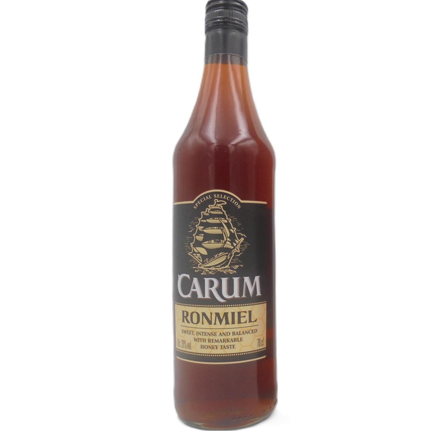 Ron miel Carum 70 cl.