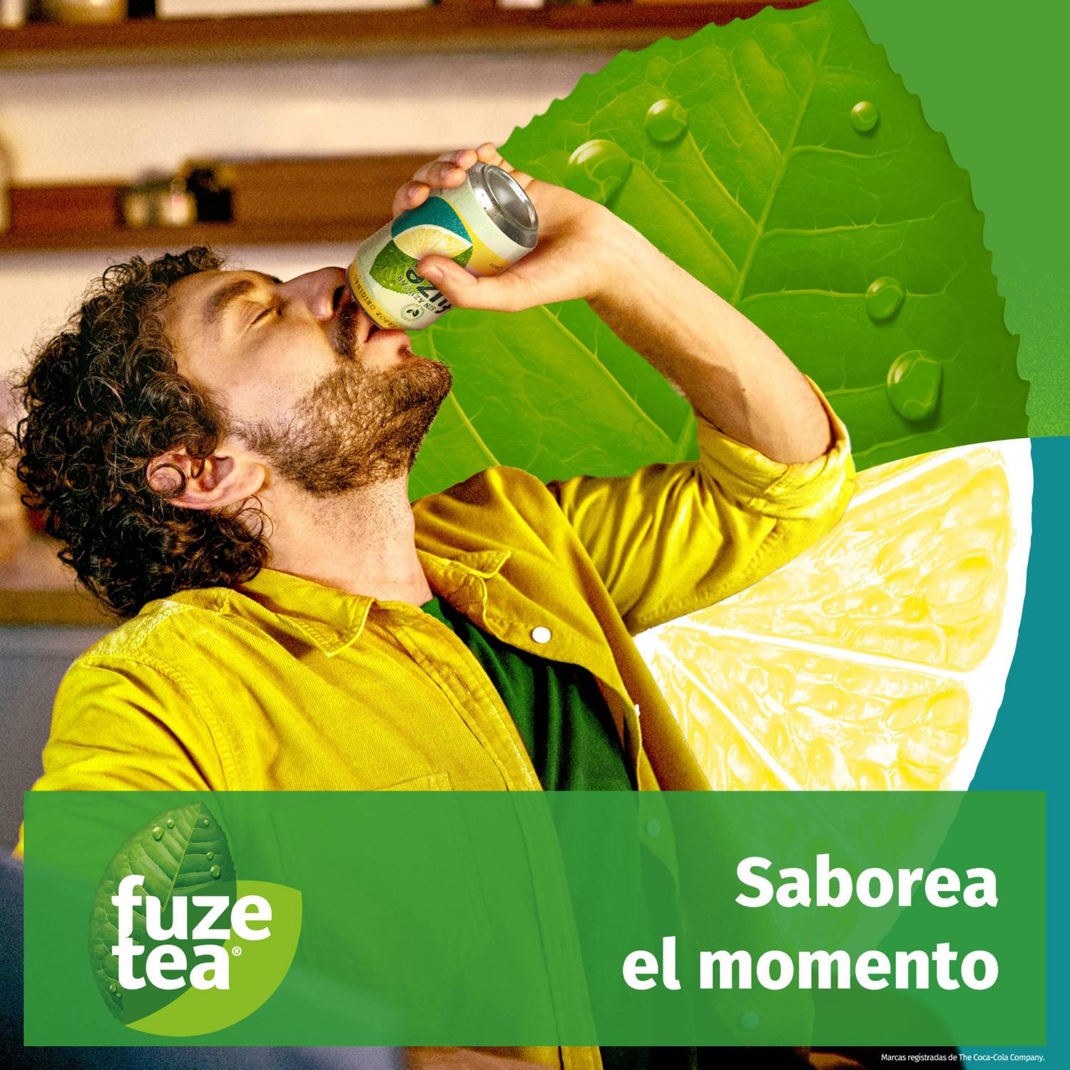 Fuze Tea té sabor limón sin azúcar lata 33 cl.