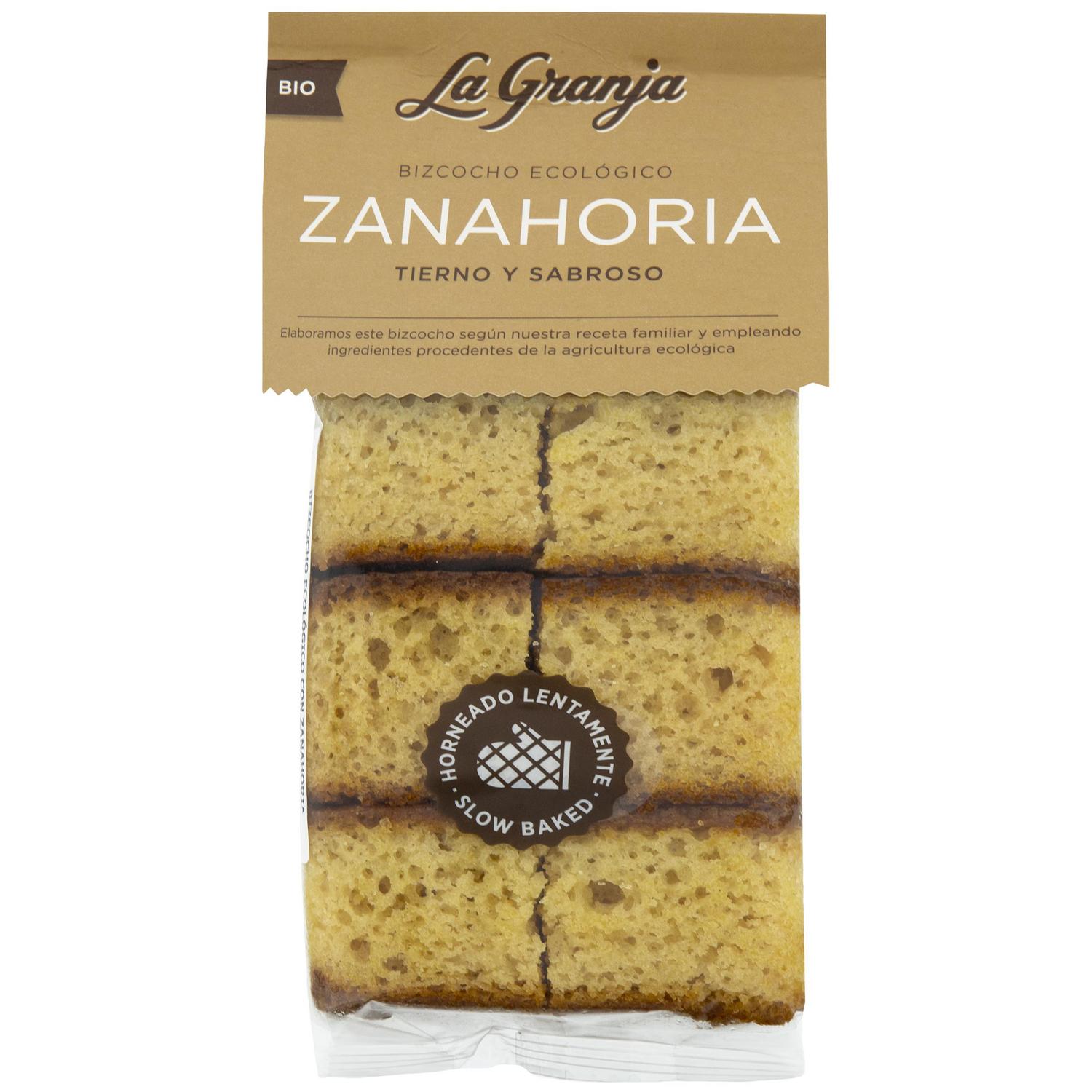 Bizcocho de Zanahoria Ecológico La Granja 300 g