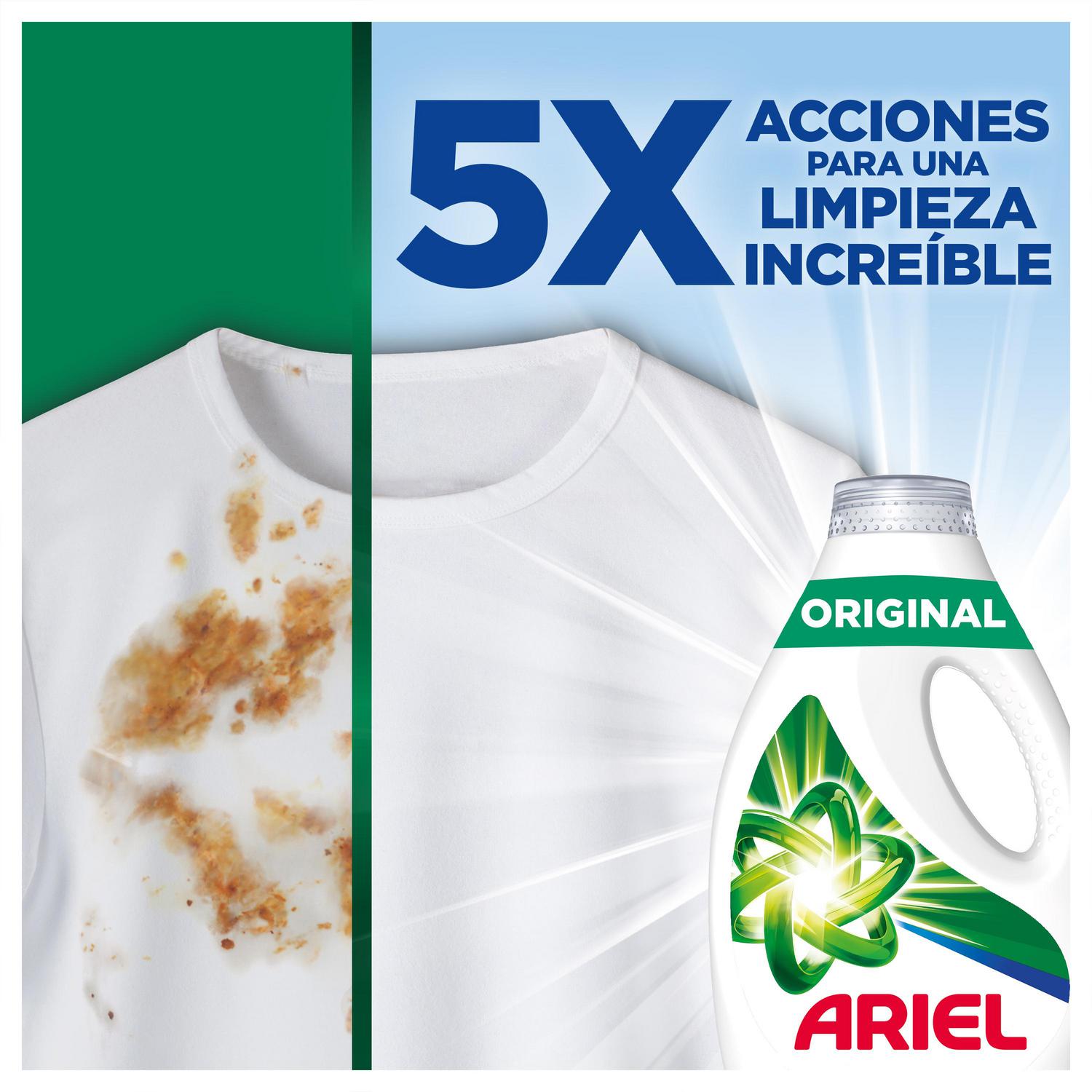 Detergente lliquido original Ariel 80 lavados.