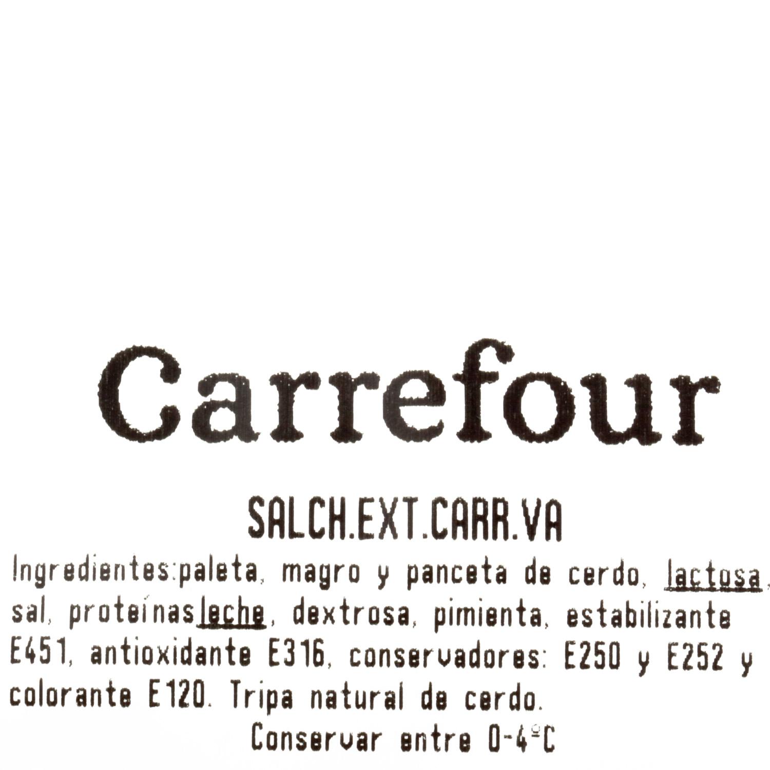 Salchichón extra cular Carrefour al corte 300 g aprox