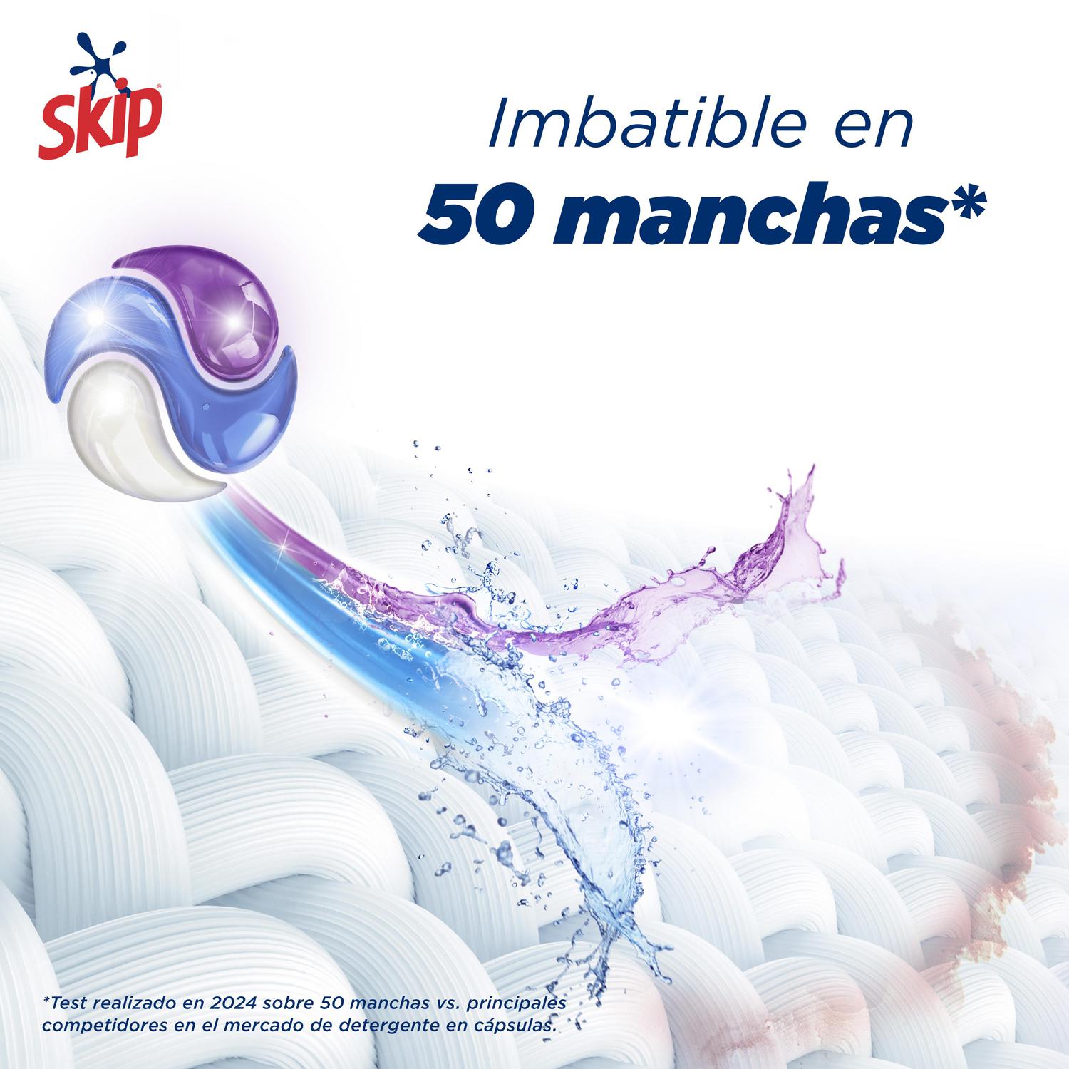 Detergente Máxima Eficacia Skip Ultimate 26 lavados.