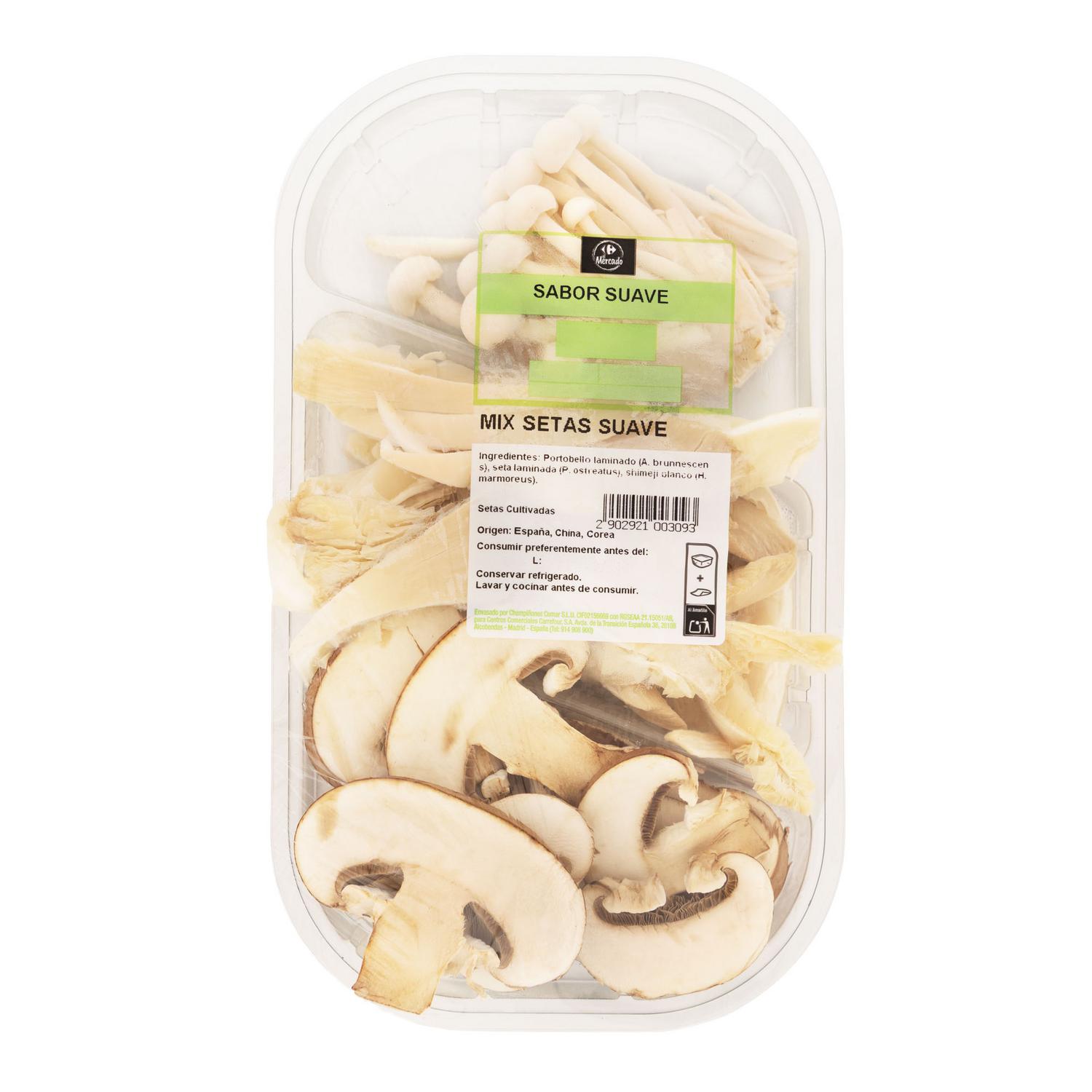 Mix de setas sabor suave El Mercado 250 g aprox