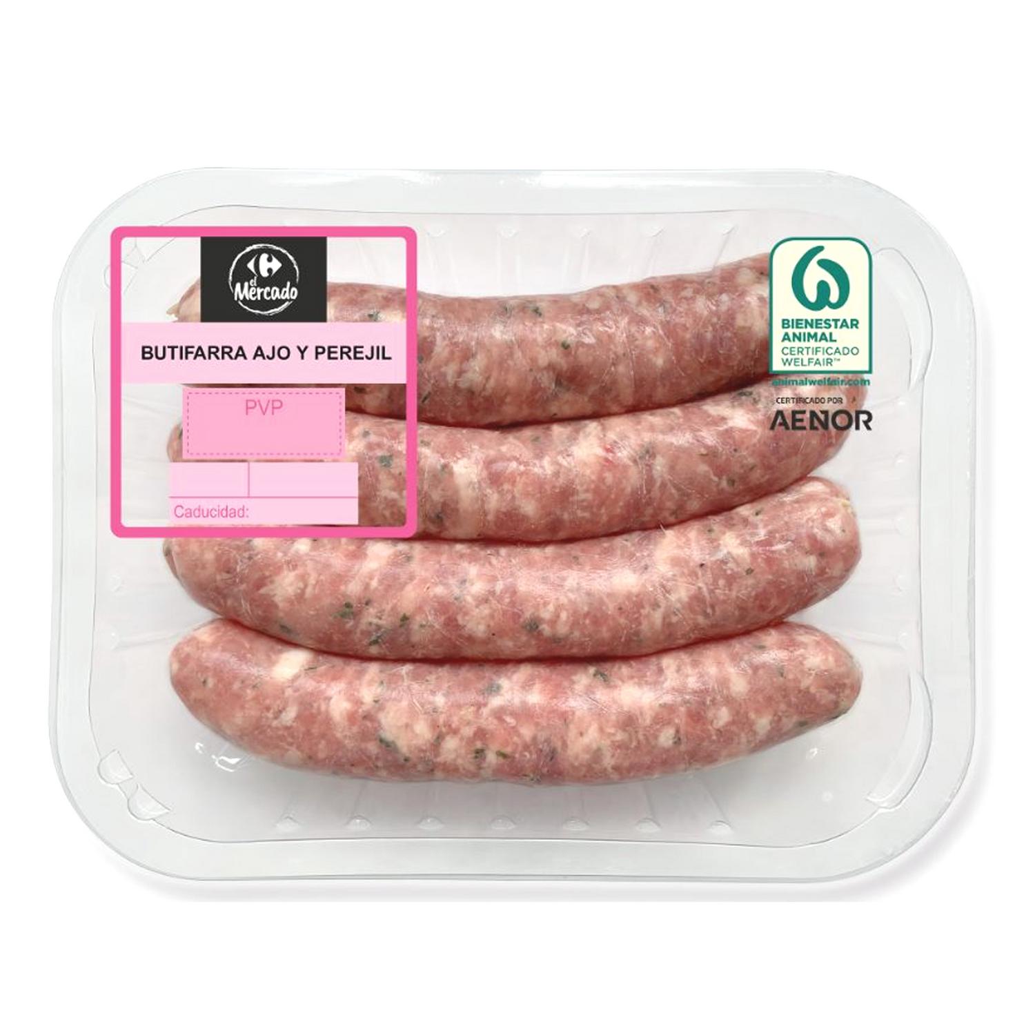 Butifarra Ajo y Perejil Carrefour El Mercado 445 g