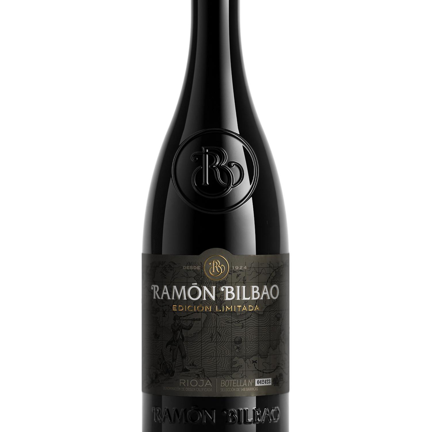 Vino tinto crianza Edición limitada Ramón Bilbao D.O.Ca Rioja 75 cl.
