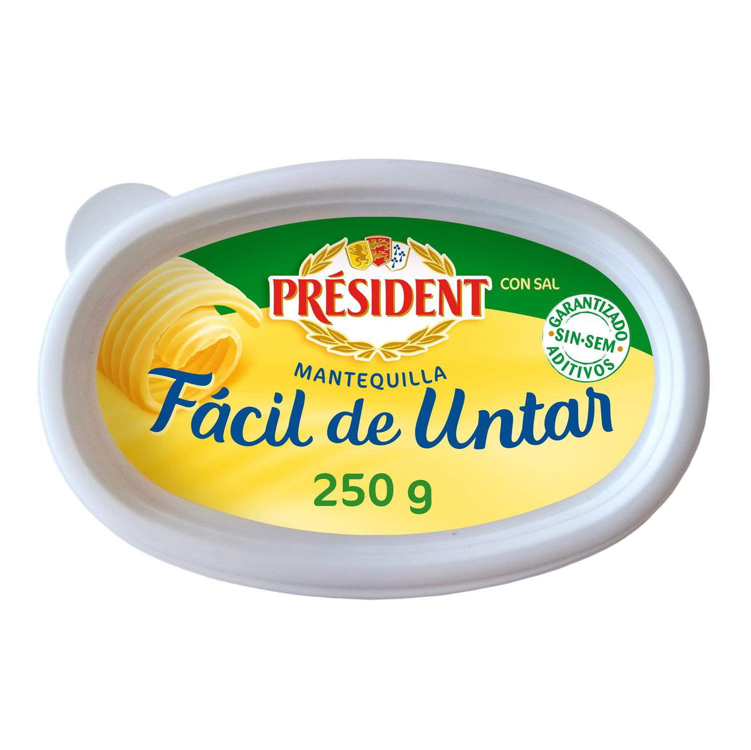 Mantequilla faácil de untar Président 250 g.