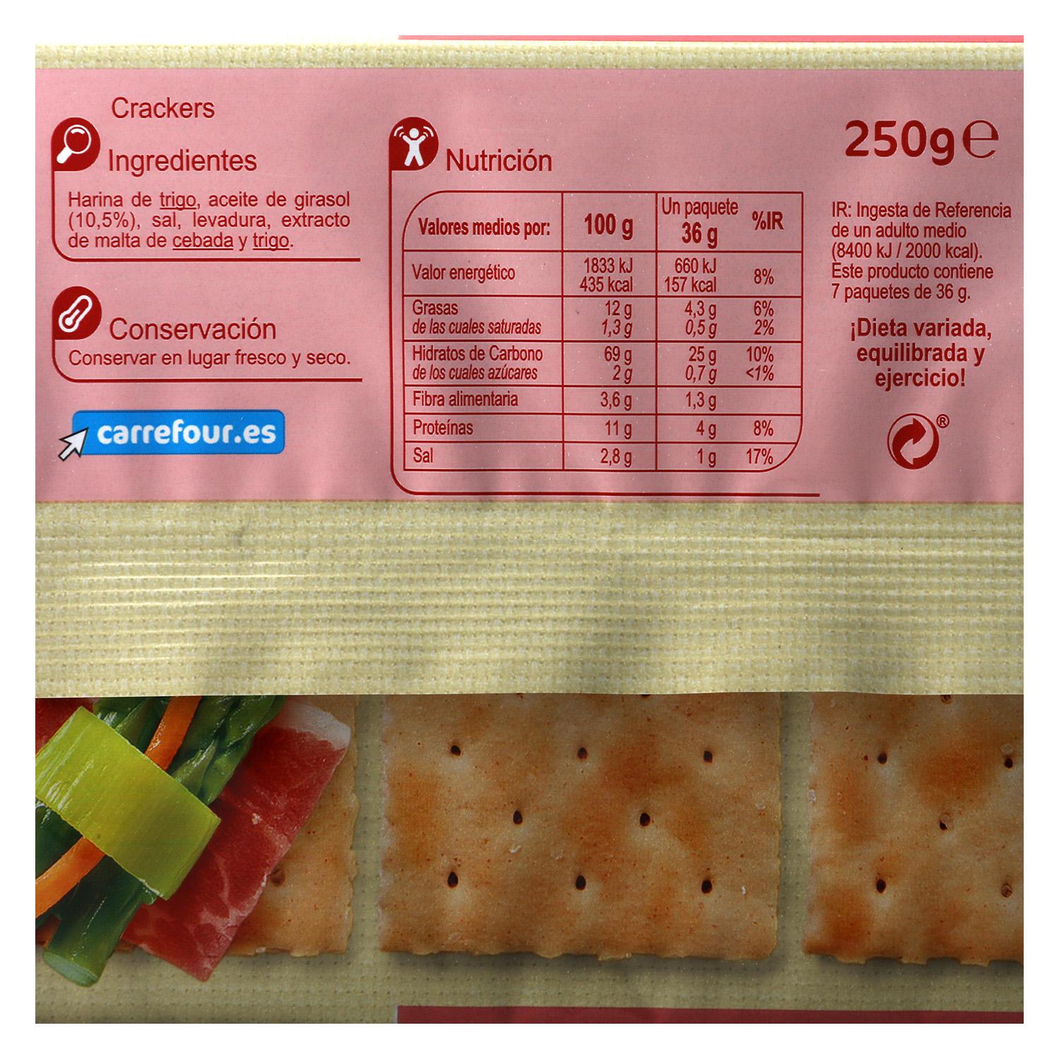 Crackers Carrefour 250 g.