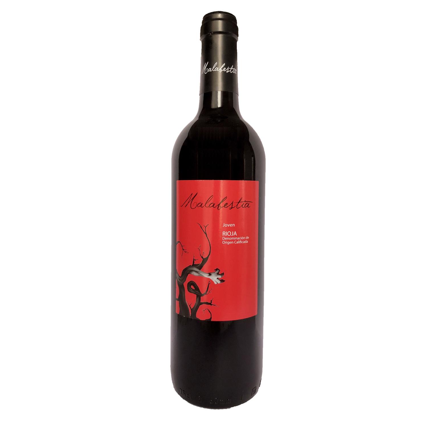 Vino tinto joven Malabestia D.O.Ca. Rioja 75 cl.