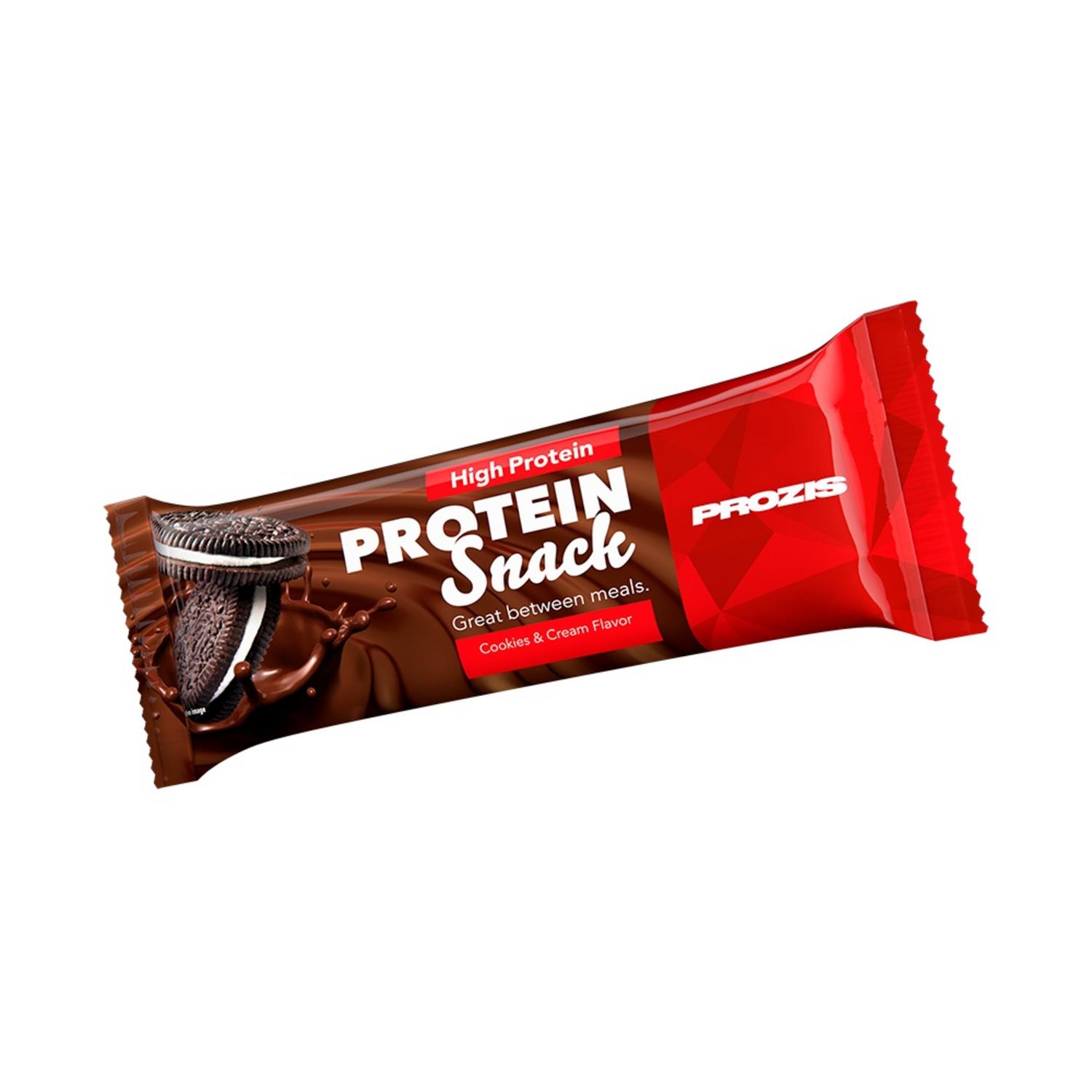 Barrita proteica sabor a galleta y crema Prozis 30 g.