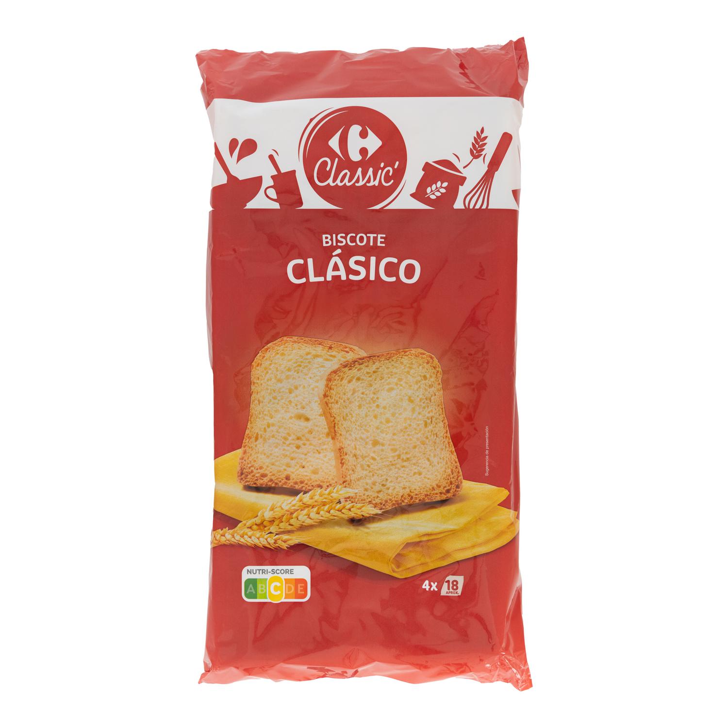 Biscottes Classic Carrefour 540 g.