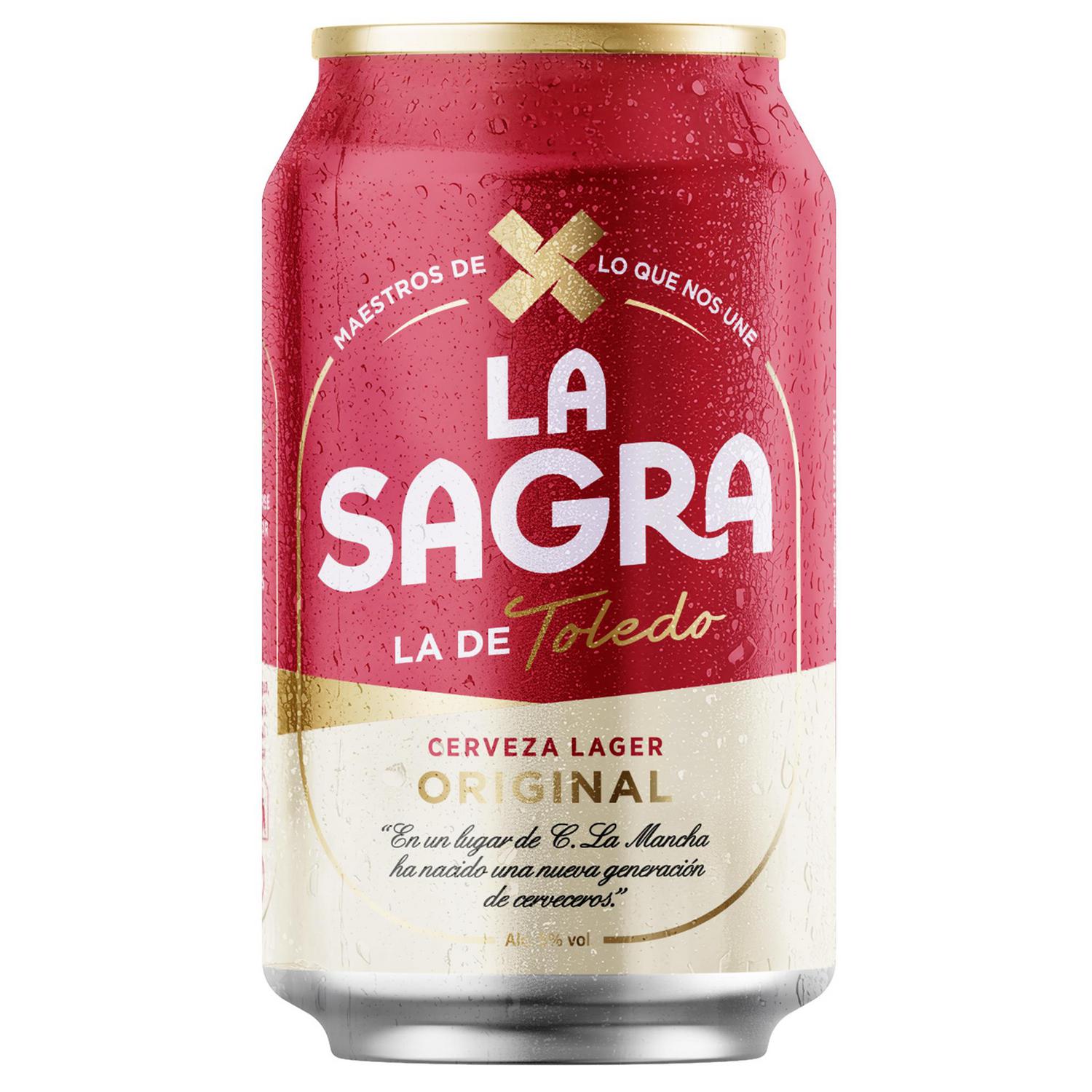 Creveza Sagra la de Toledo lata 33 cl.