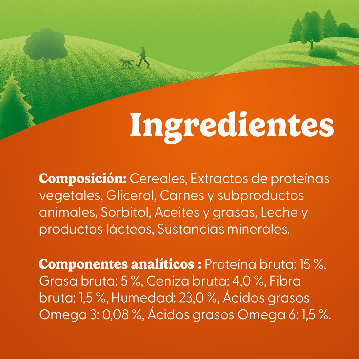 Snack para perro Purina Friskies B-Steaks 150 g.