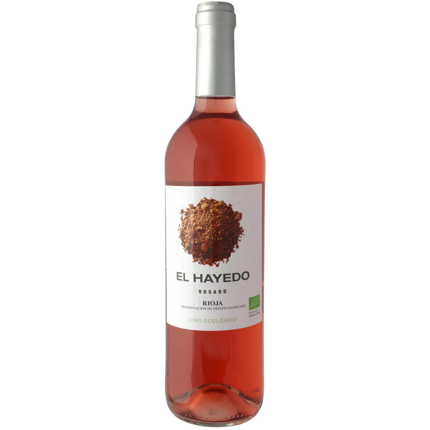 Vino rosado garnacha ecológico El Hayedo D.O.Ca. Rioja 75 cl.
