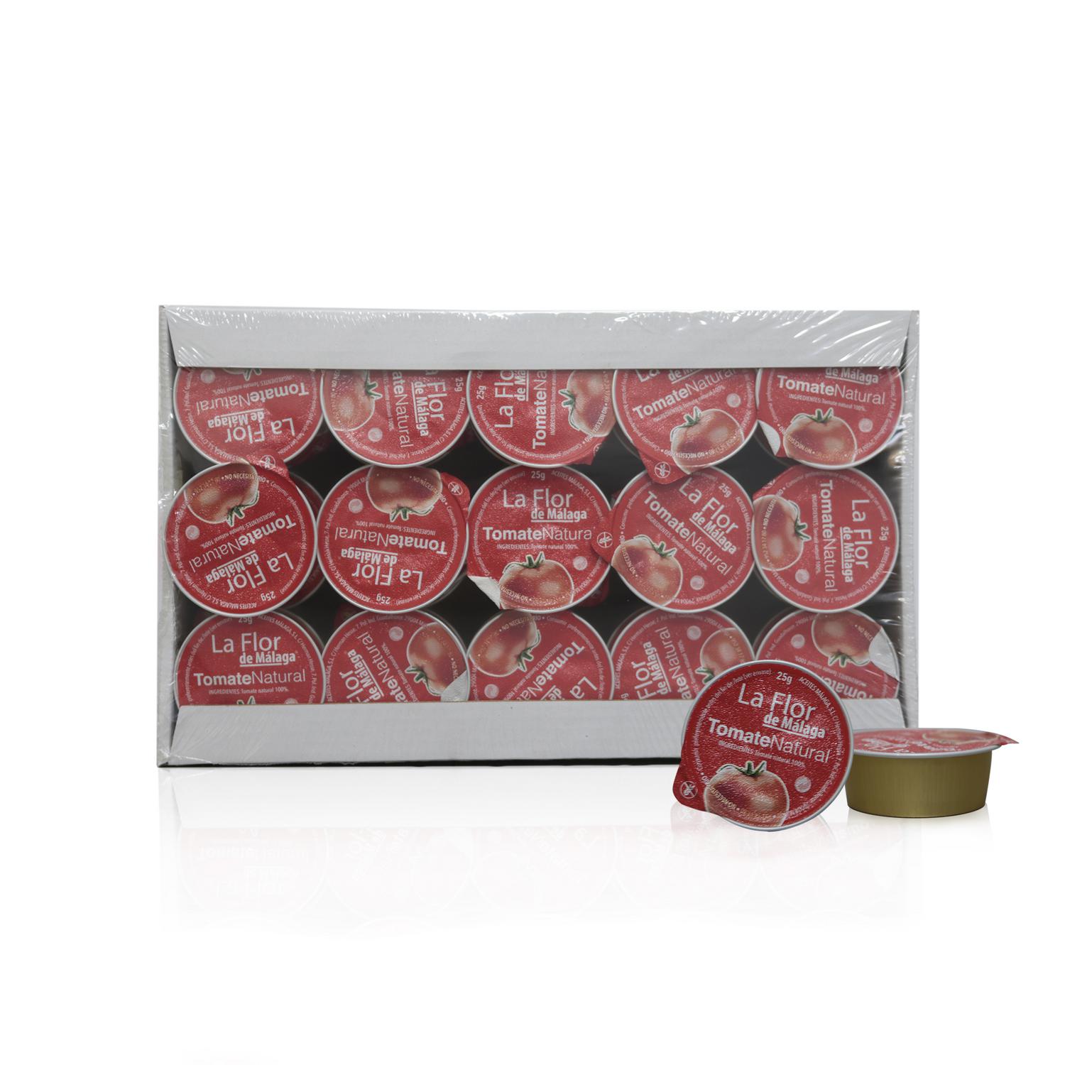 Tomate natural La Flor de Málaga pack 30 unidades de 25 g.