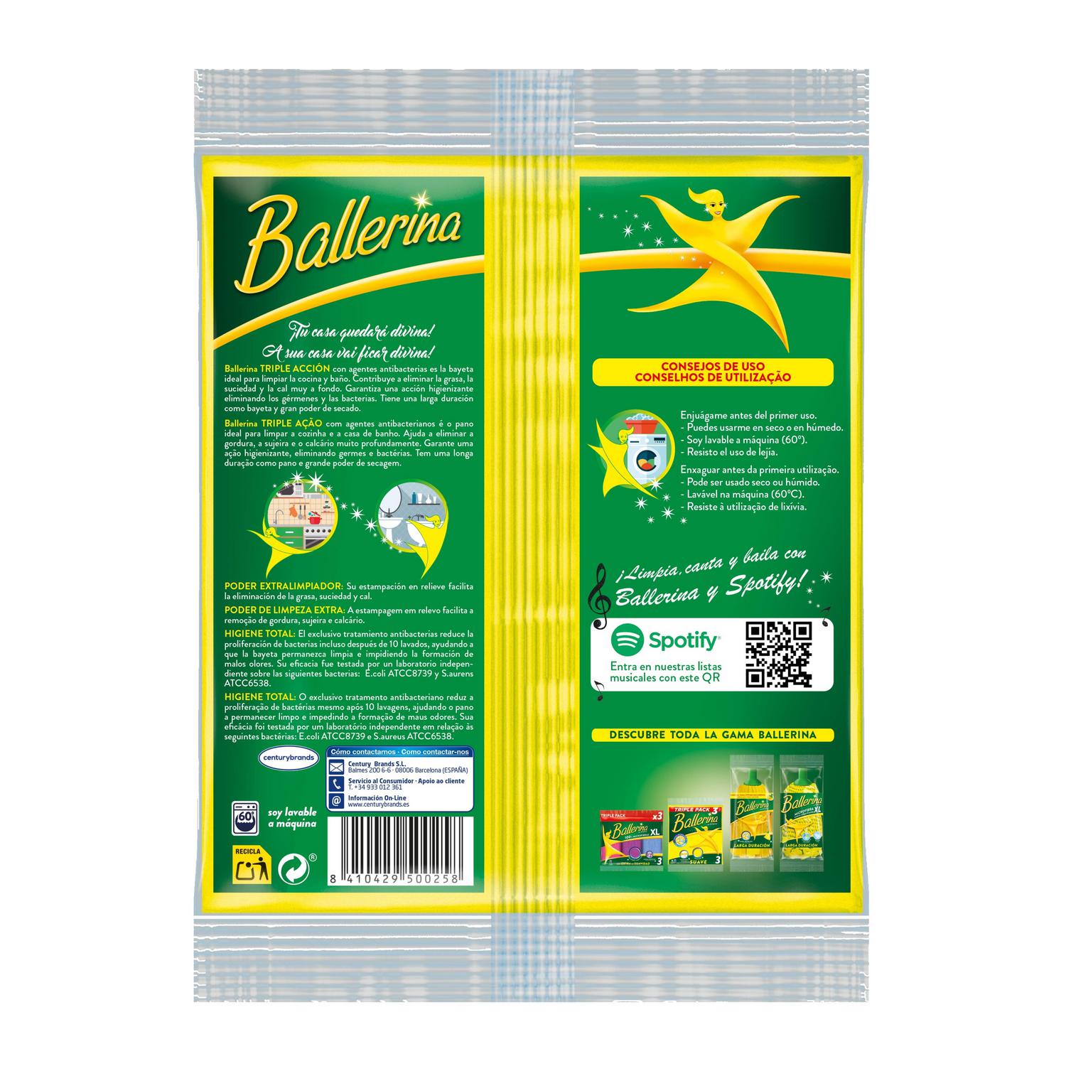 Set 2 Bayetas Triple Acción