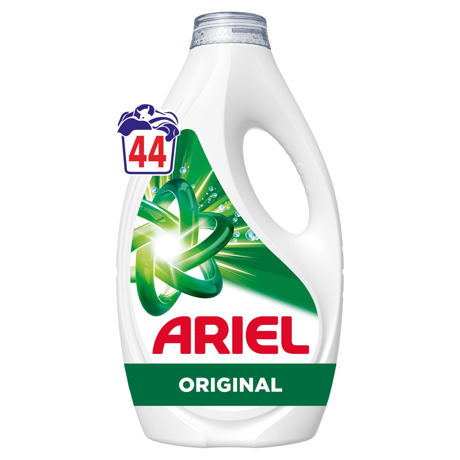 Detergente líquido original Ariel 44 lavados.