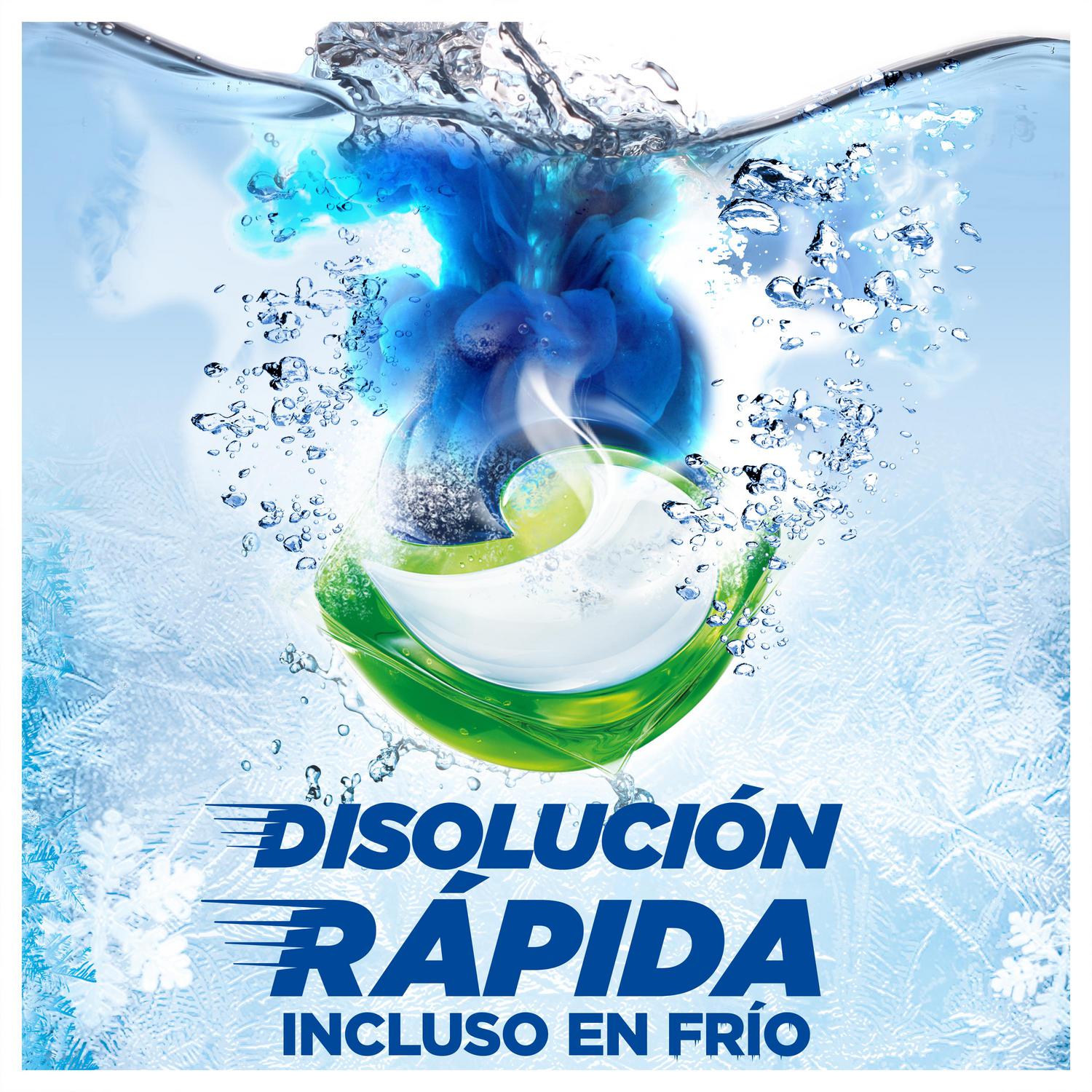 Detergente en cápsulas color Todoen1 Pods Ariel 35 lavados.