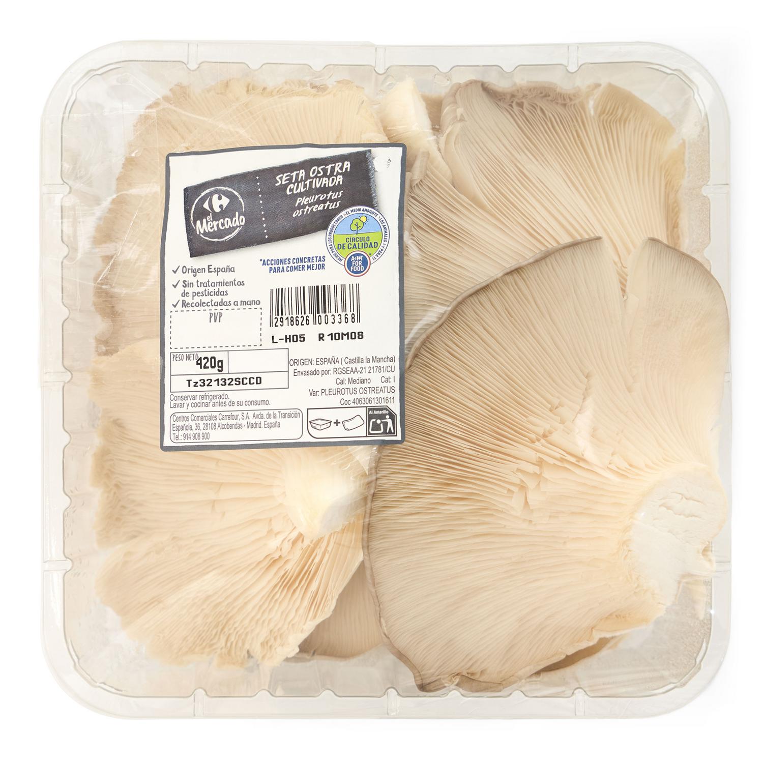 Seta Círculo de Calidad Carrefour El Mercado 400 g aprox.