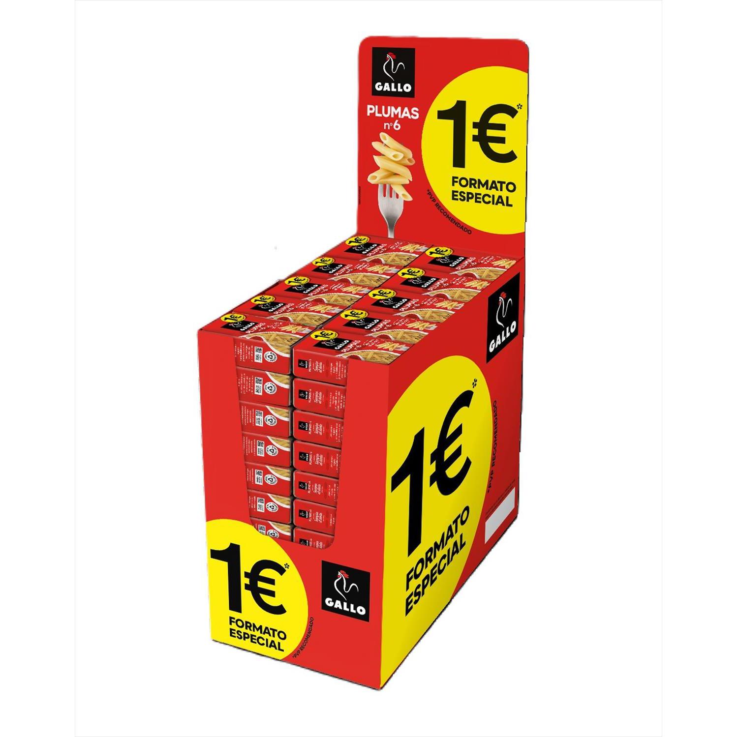 Pasta plumas Gallo 400 g.