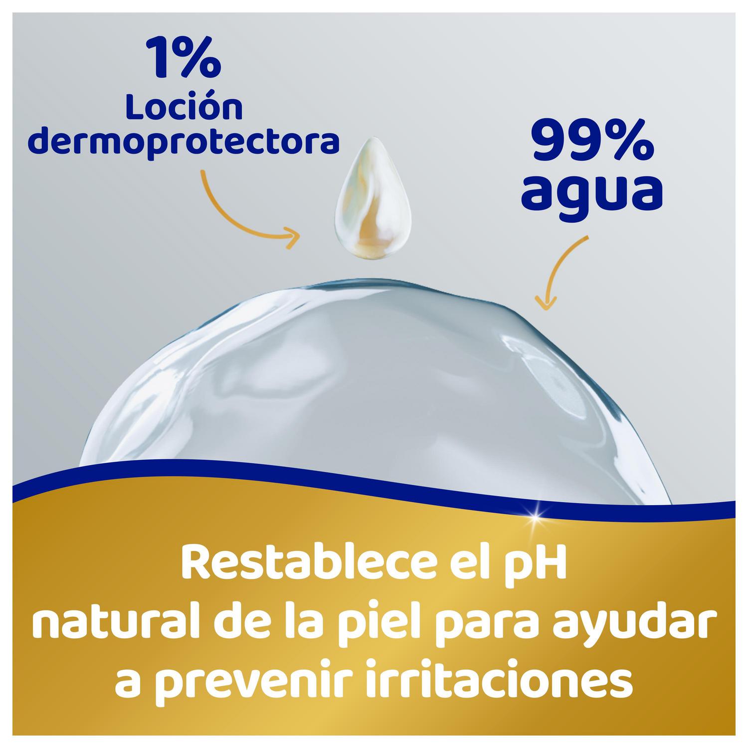 Toallitas para bebé pure aqua Dodot pack 3 paquetes 48 ud.