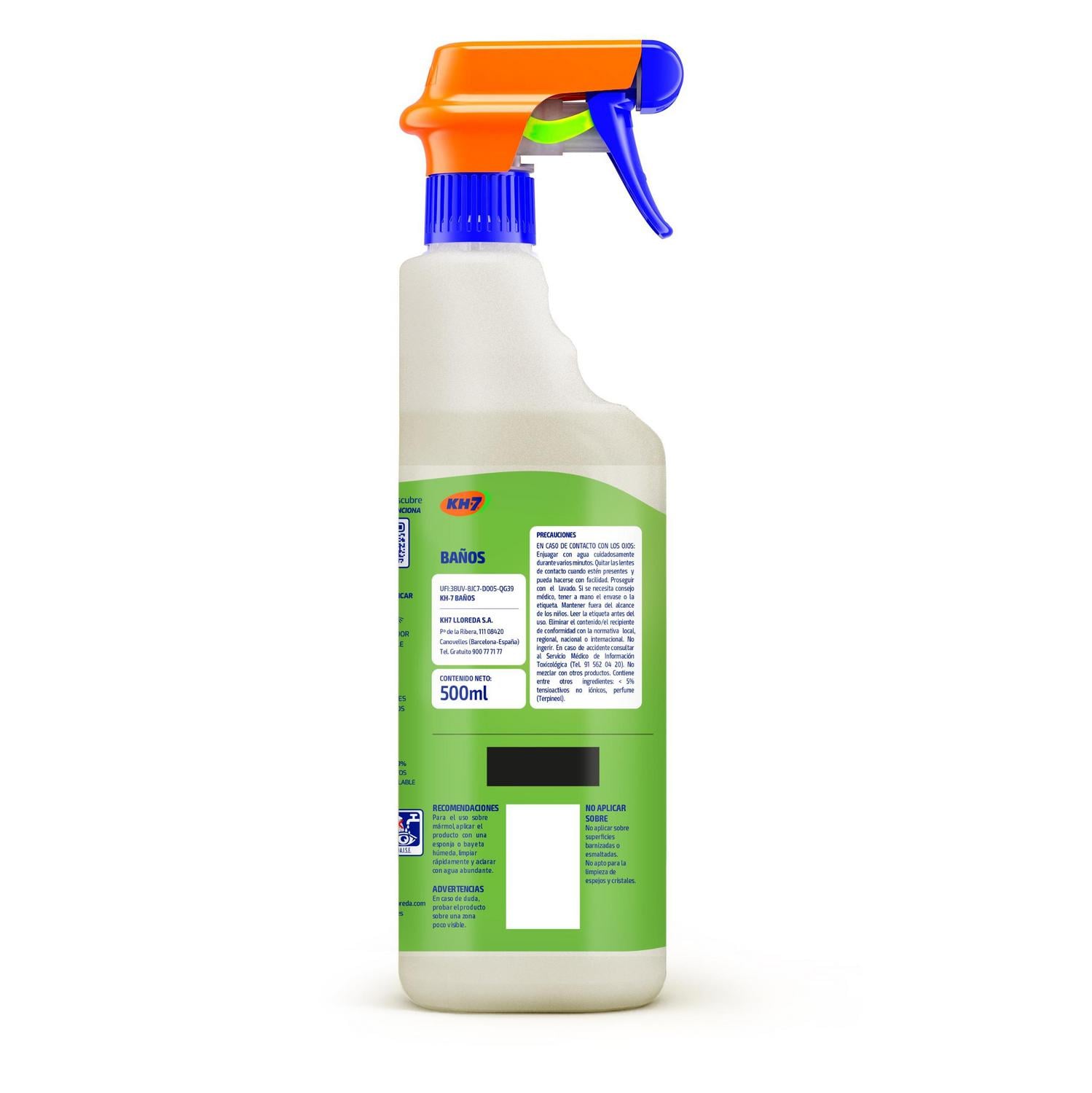 Limpiador baños manzana y hierbabuena 500 ml.