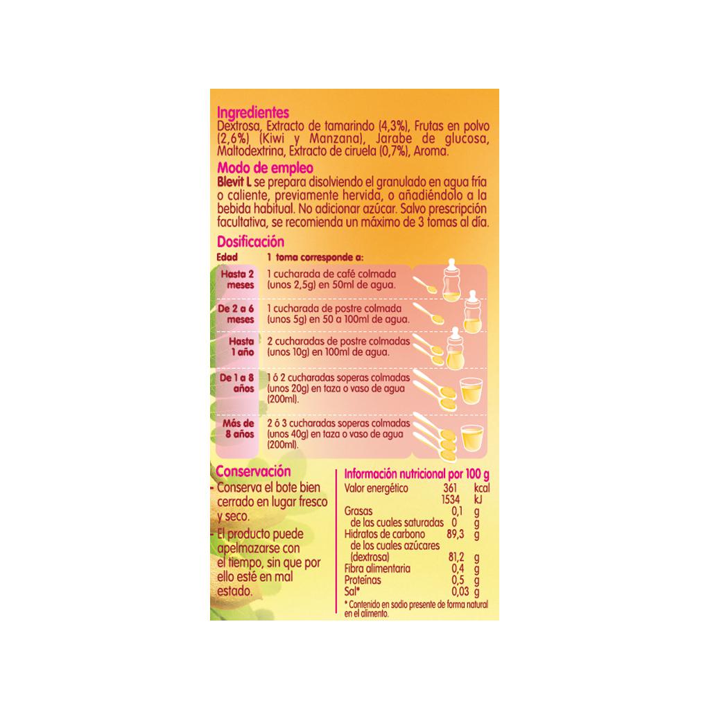 Infusión Infantil Blevit Laxante 150 gr