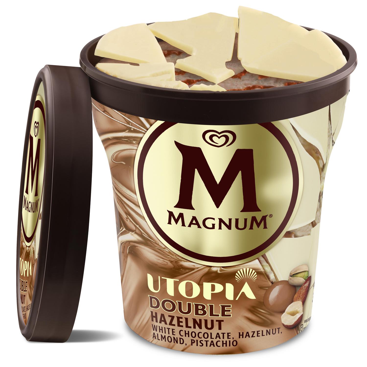 Helado de avellana Utopia Magnum 440 ml.