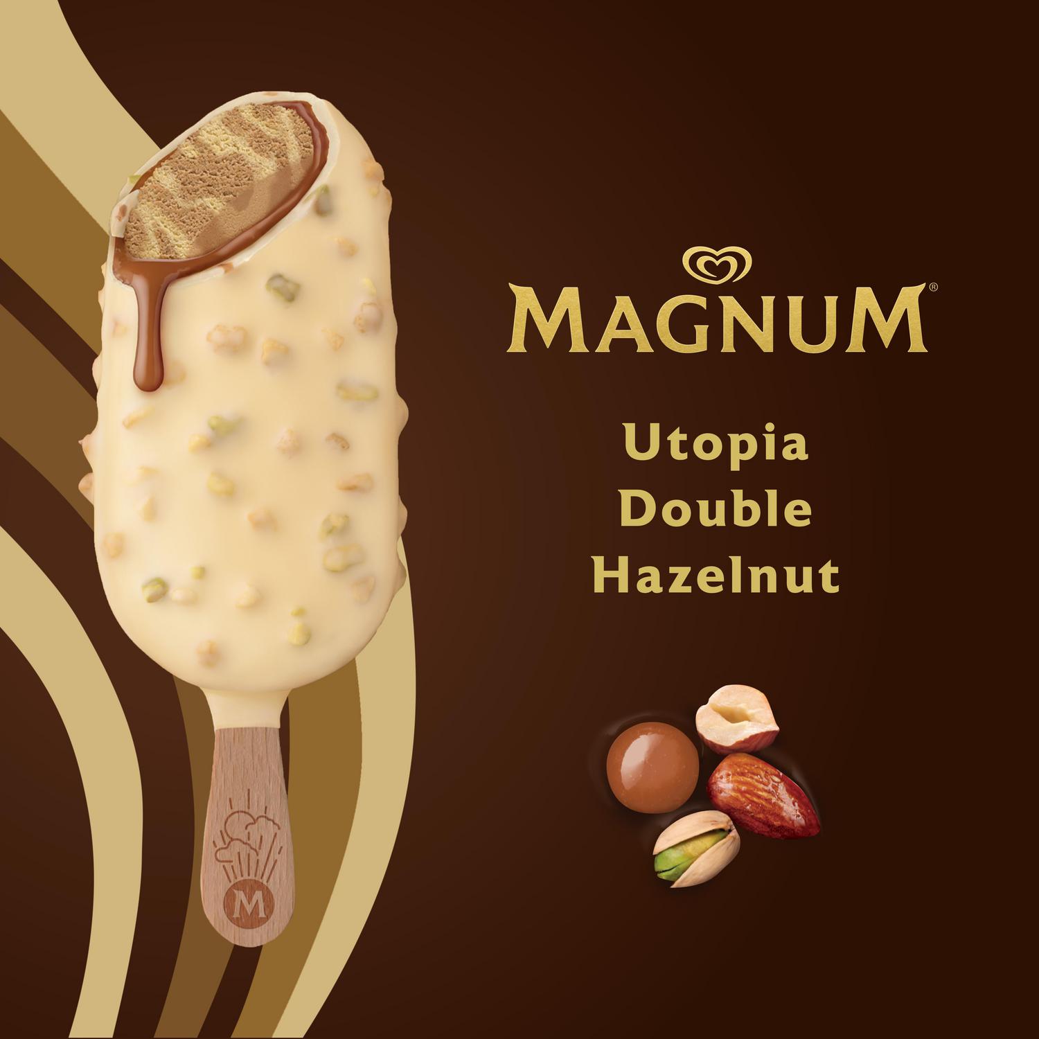 Helado bombón Utopía Double Nociola Magnum 3 uds.