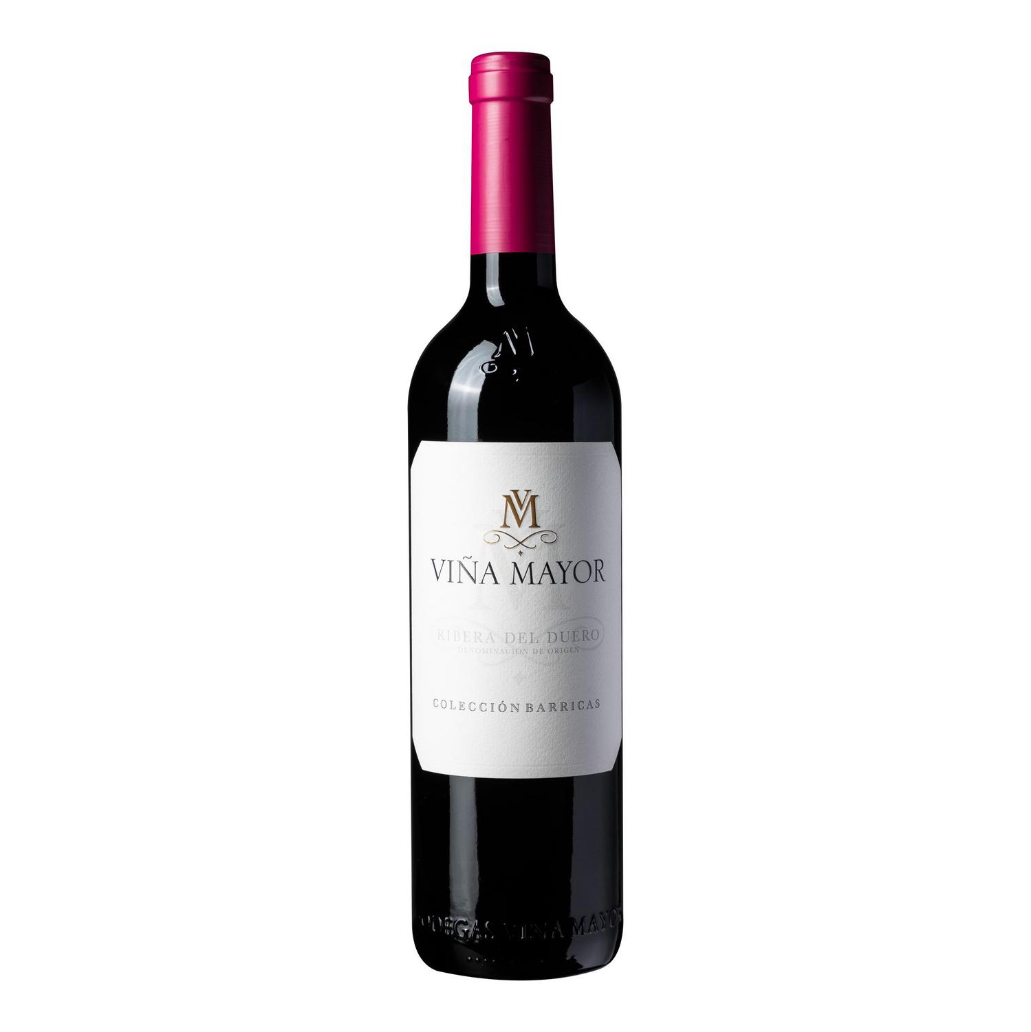 Vino tinto roble tempranillo Viña Mayor D.O. Ribera del Duero 75 cl.