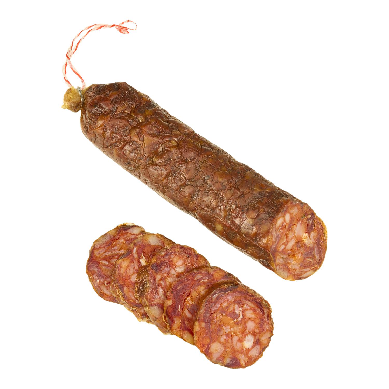 Chorizo vela ibérico Monte Honfria sin gluten y sin lactosa 150 g.