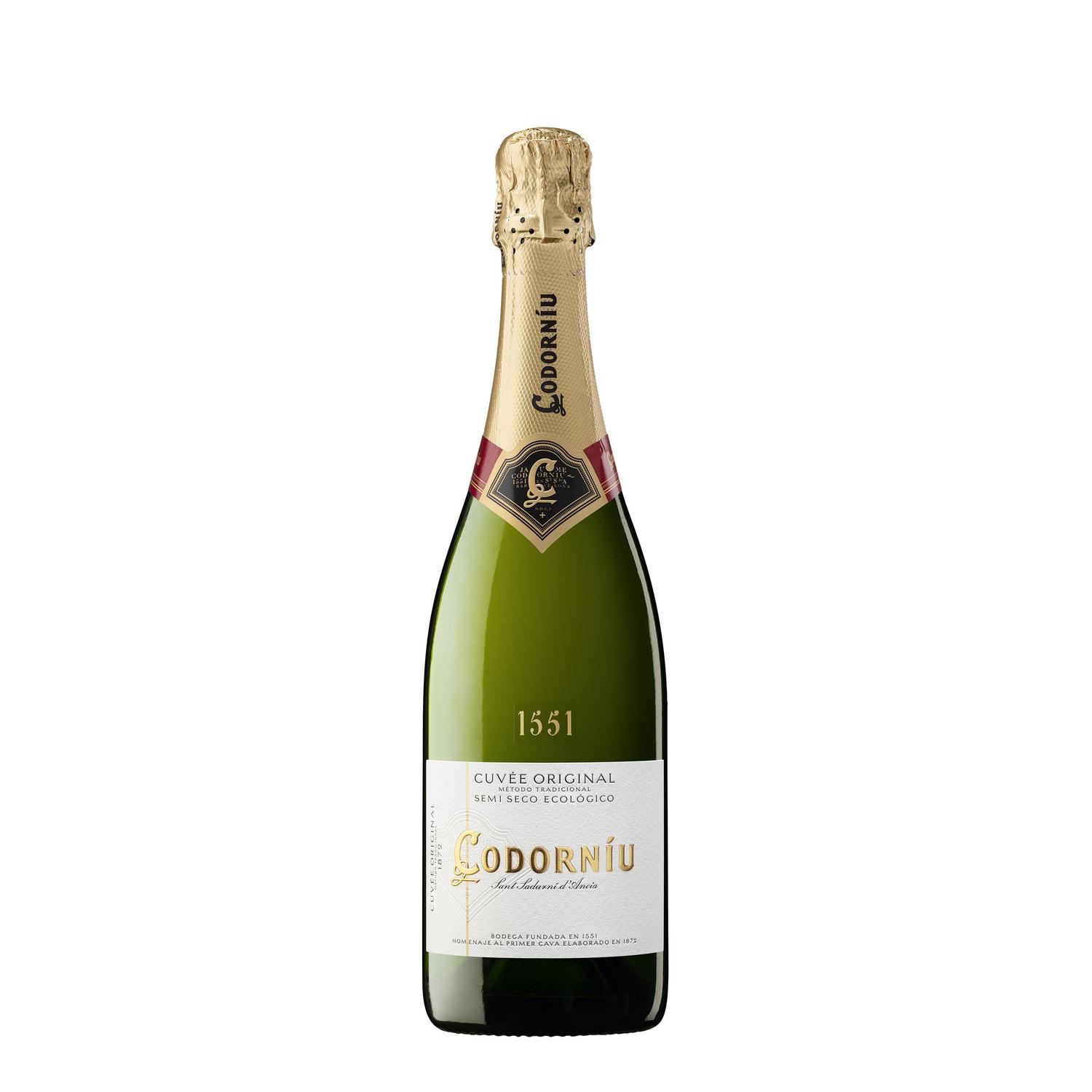 Cava Codorniu semi seco ecológico D.O.Cava 75 cl.