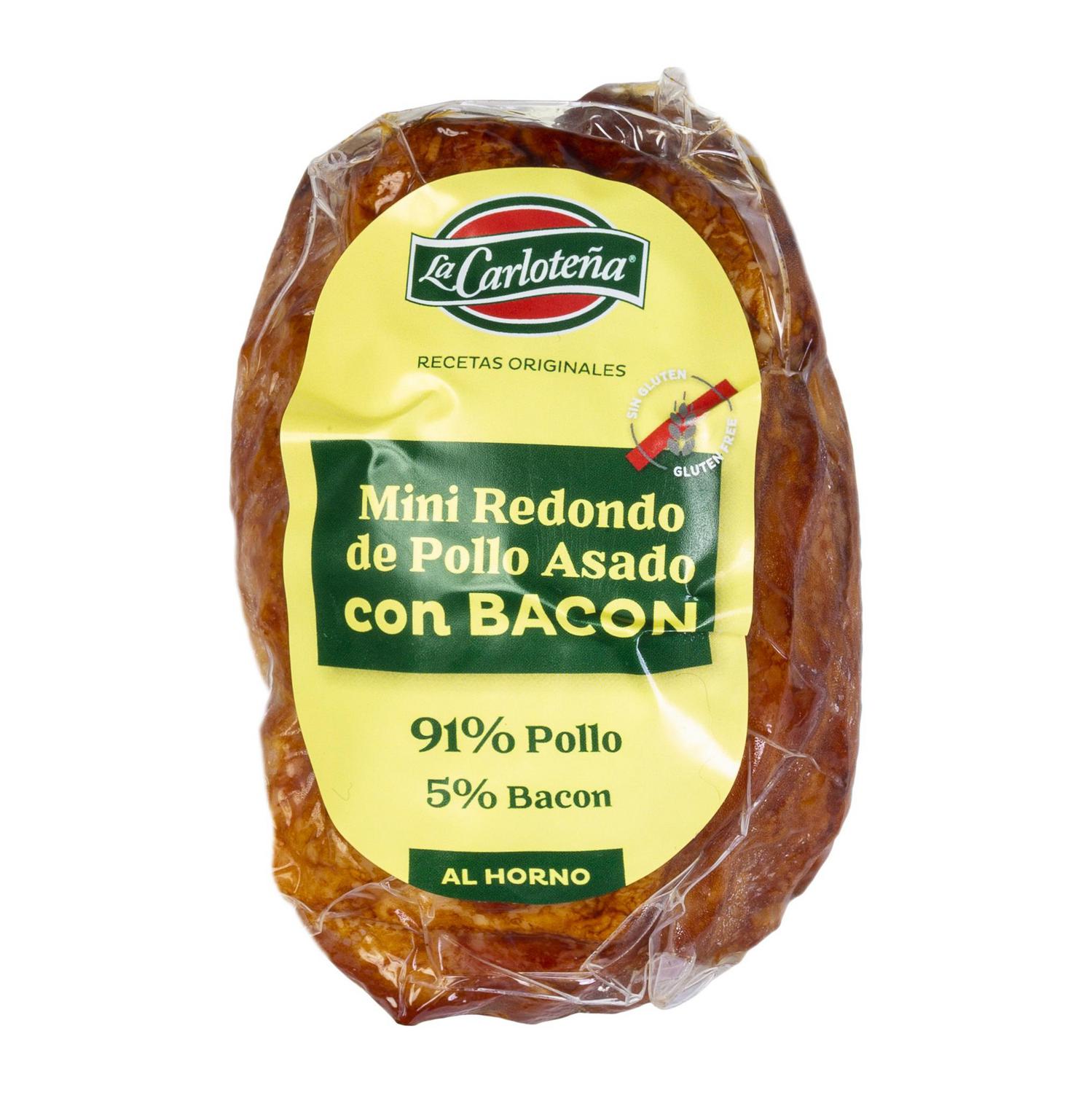 Mini redondo de pollo asado con bacon Asados la Carloteña sin gluten 250 g