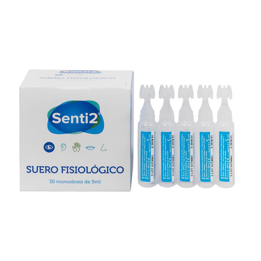 Suero fisiológico SENTI2 pack 30 monodosis de 5 ml