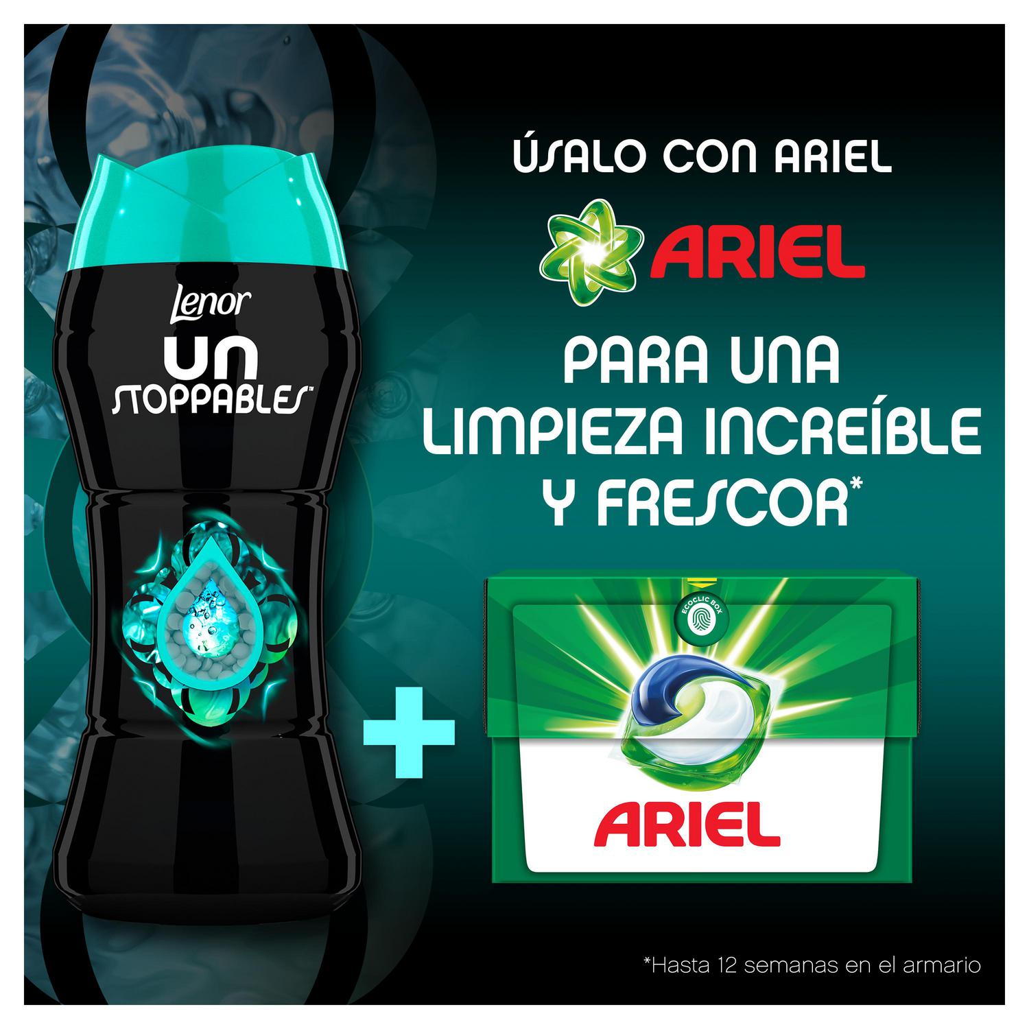 Perfume para la ropa en perlas concentrado fresh Unstoppables Lenor 270 g.