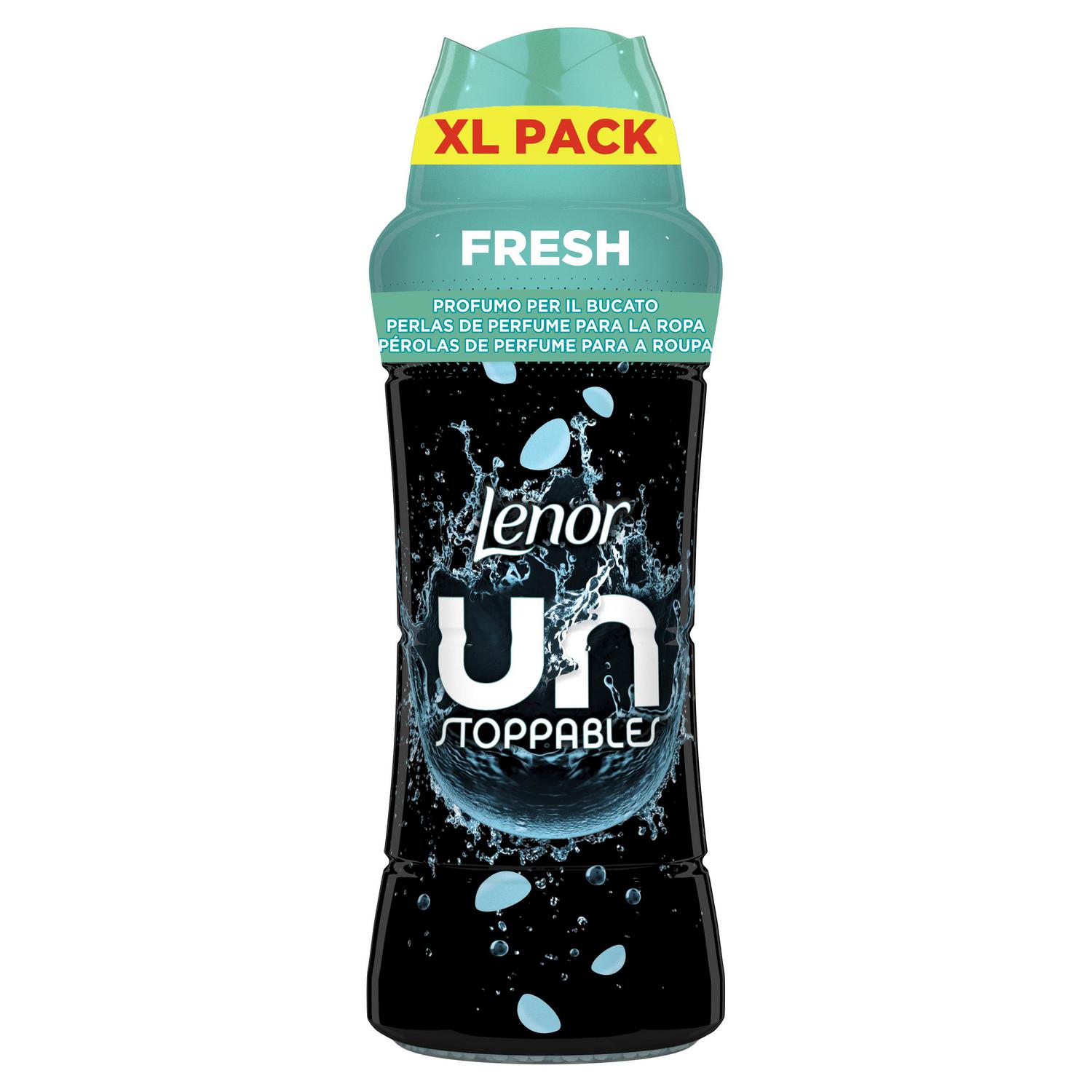Perfume para la ropa en perlas concentrado fresh Unstoppables Lenor 495 g.