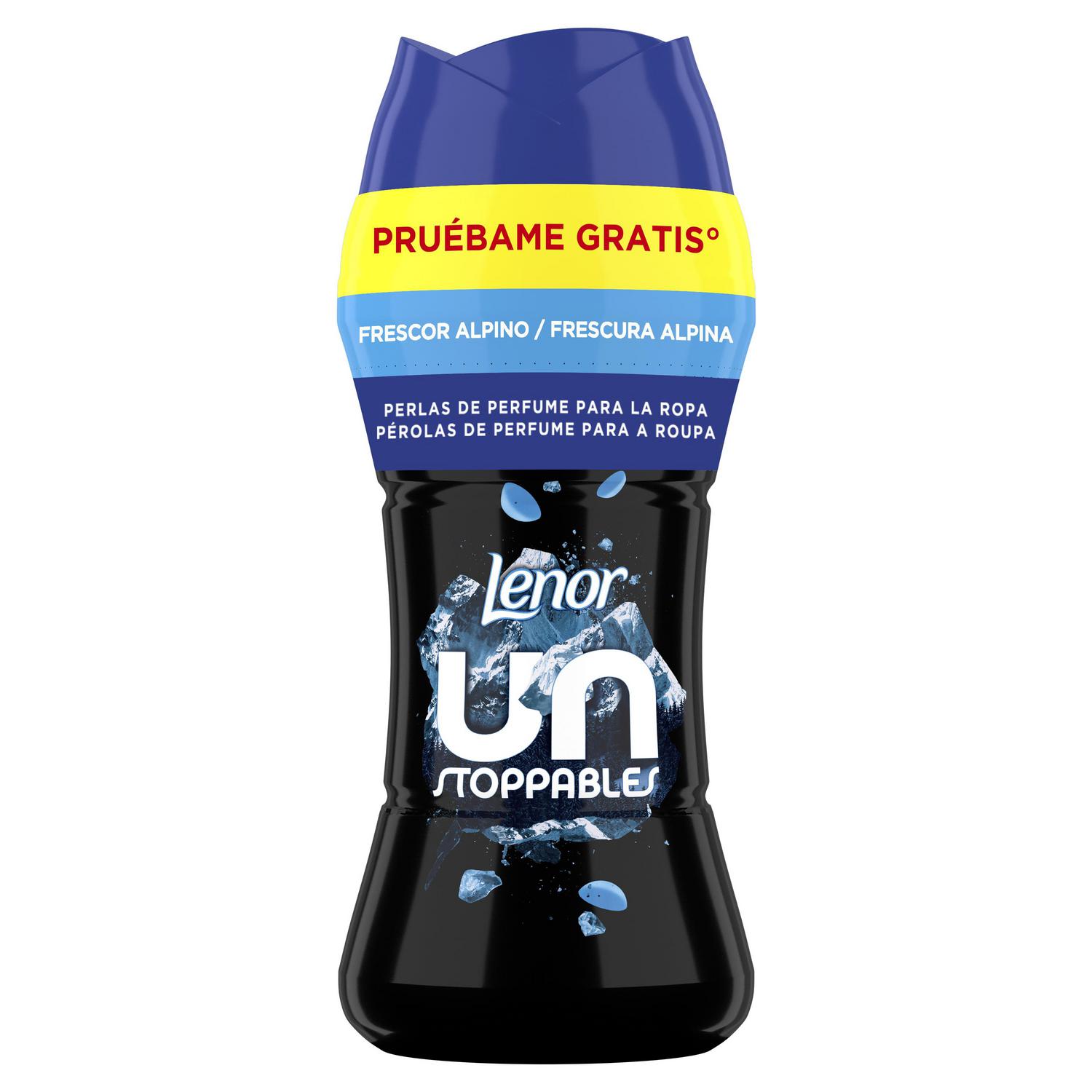 Perfume para la ropa en perlas concentrado frescor alpino Unstoppables Lenor 195 g.