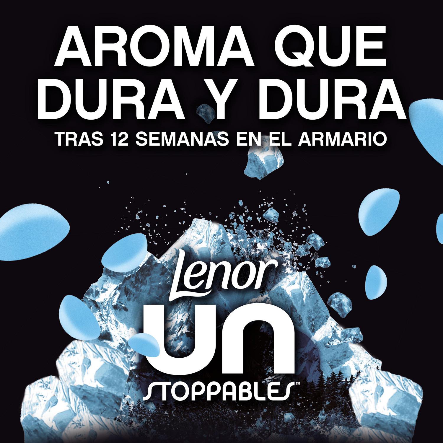 Perfume para la ropa en perlas concentrado frescor alpino Unstoppables Lenor 195 g.