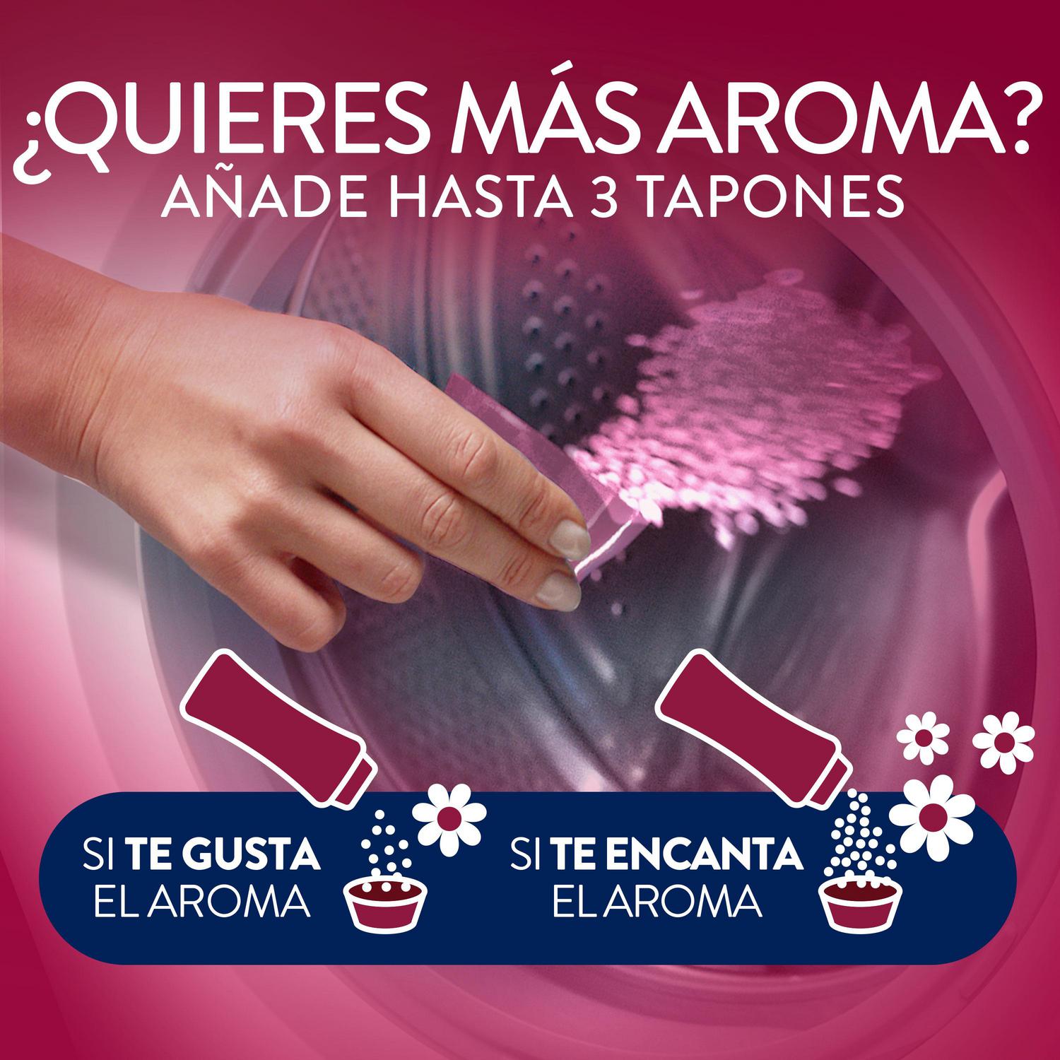 Perfume para la ropa en perlas concentrado rubí y jazmín Lenor 195 g.