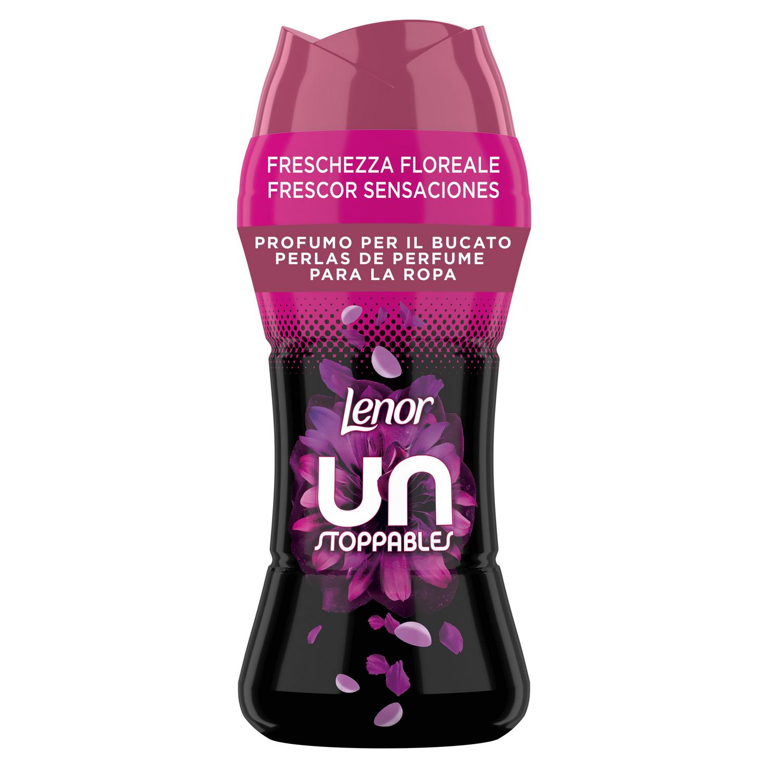 Perfume para la ropa en perlas concentrado frescor sensaciones Unstoppables Lenor 195 g.