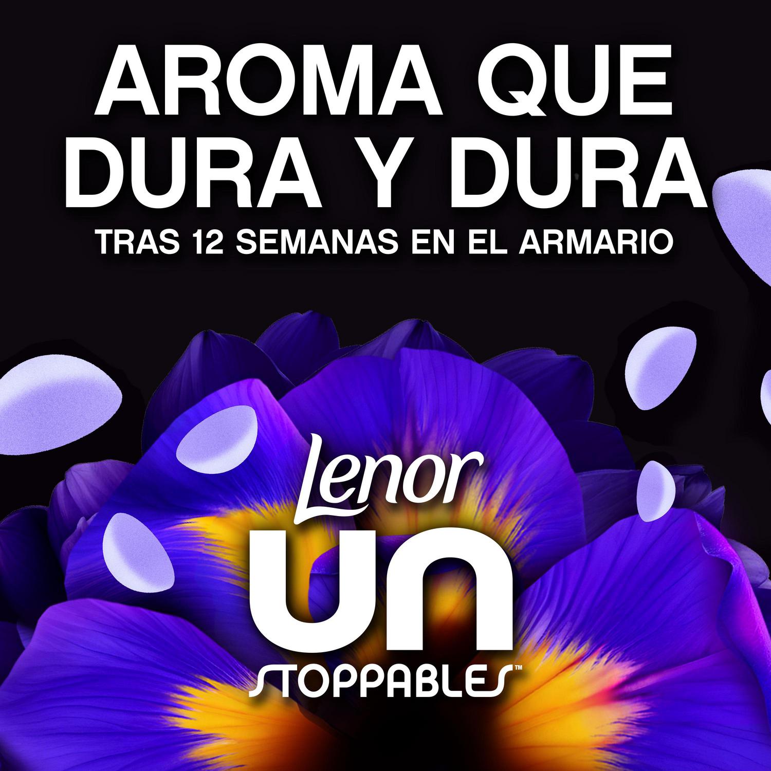 Perfume para la ropa en perlas concentrado frescor violeta Unstoppables Lenor 195 g.