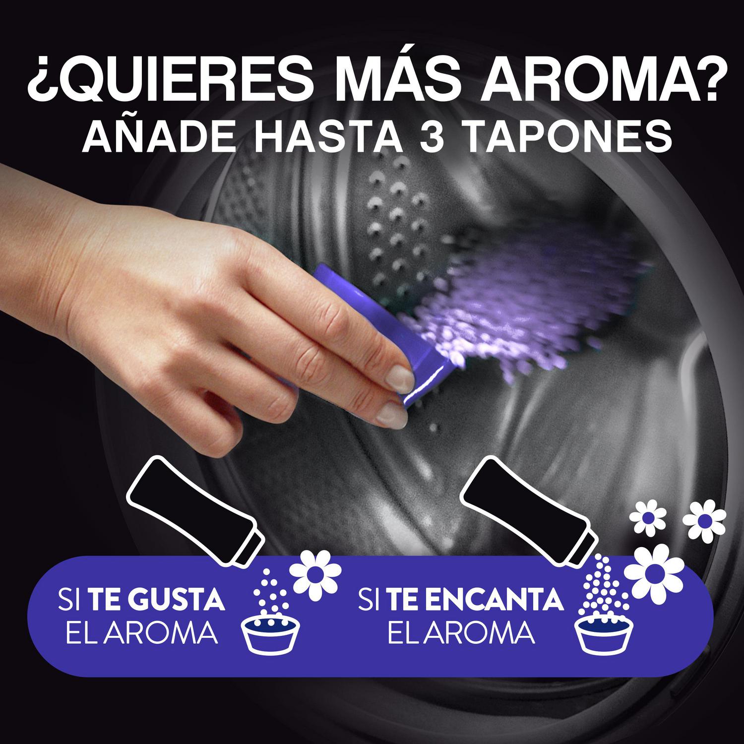 Perfume para la ropa en perlas concentrado frescor violeta Unstoppables Lenor 195 g.
