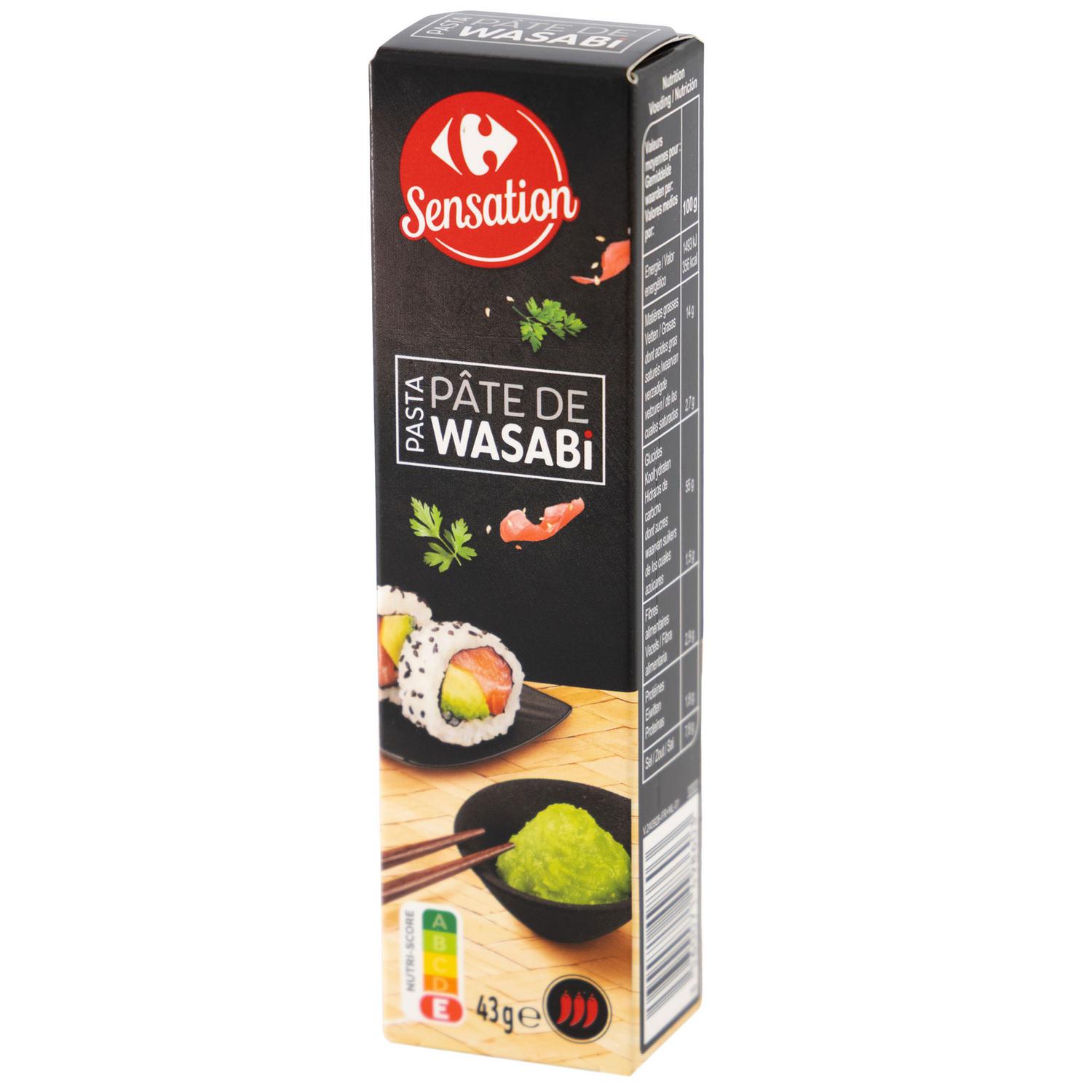 Pasta paté de wasabi Sensation Carrefour 43 g.