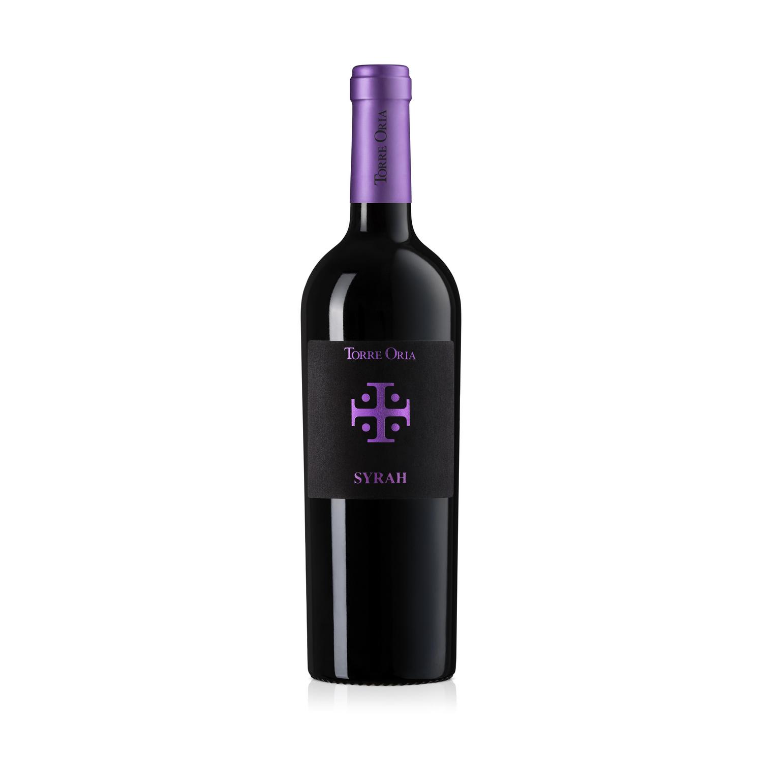 Vino tinto syrah Torre Oria 75 cl.